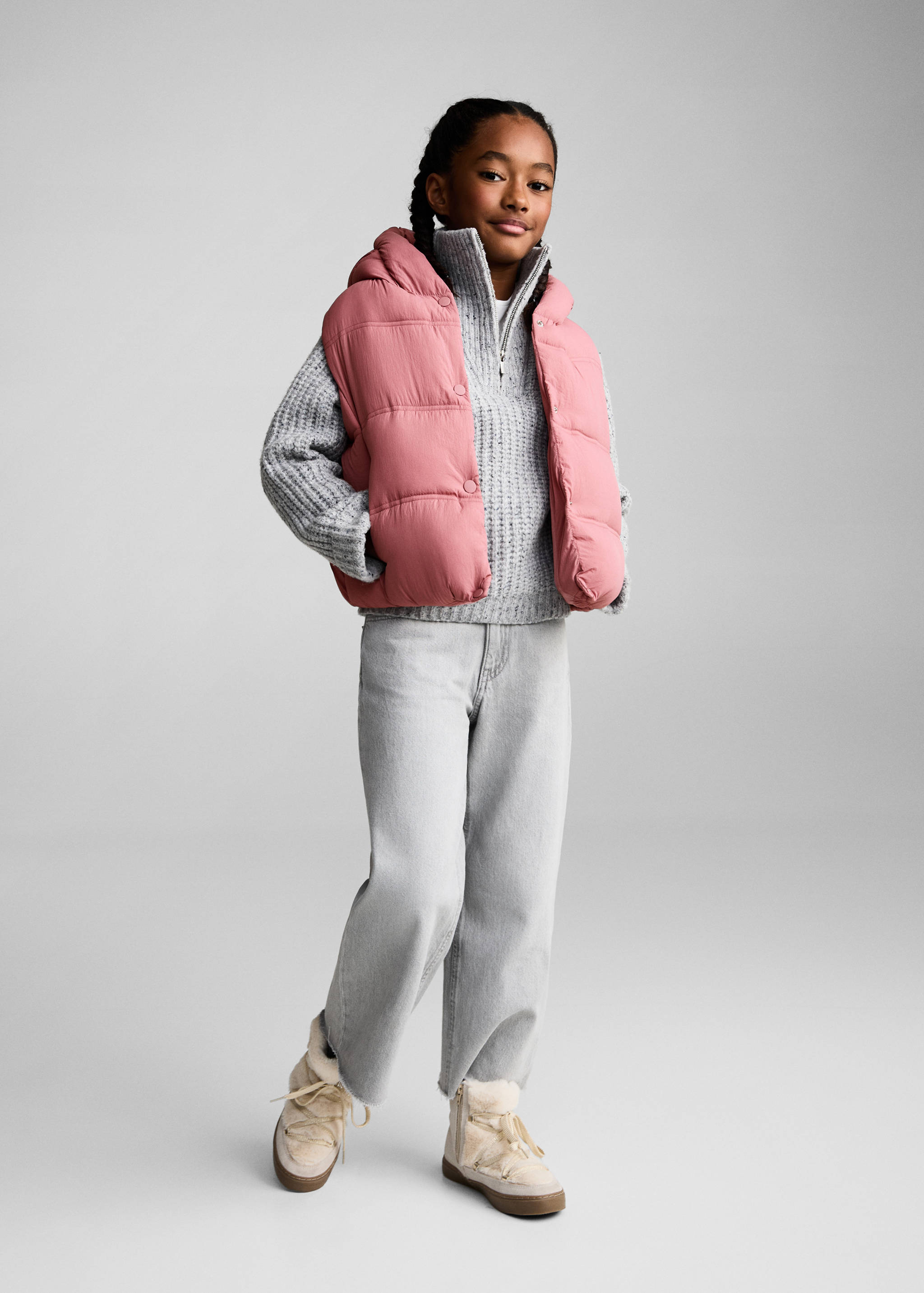 Steppweste mit Kapuze - Allgemeine Ansicht