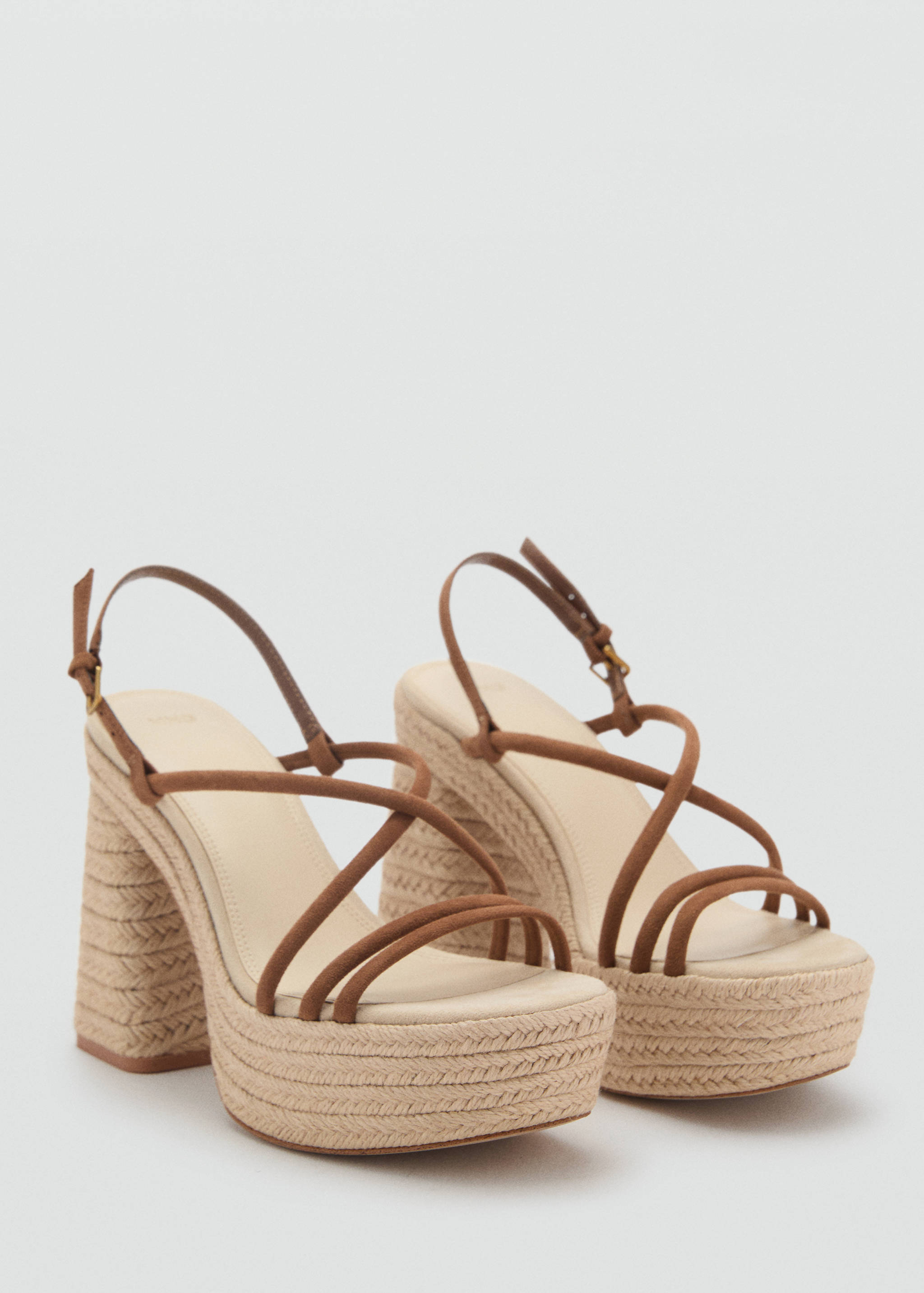 Strappy heeled sandals - Medium plane