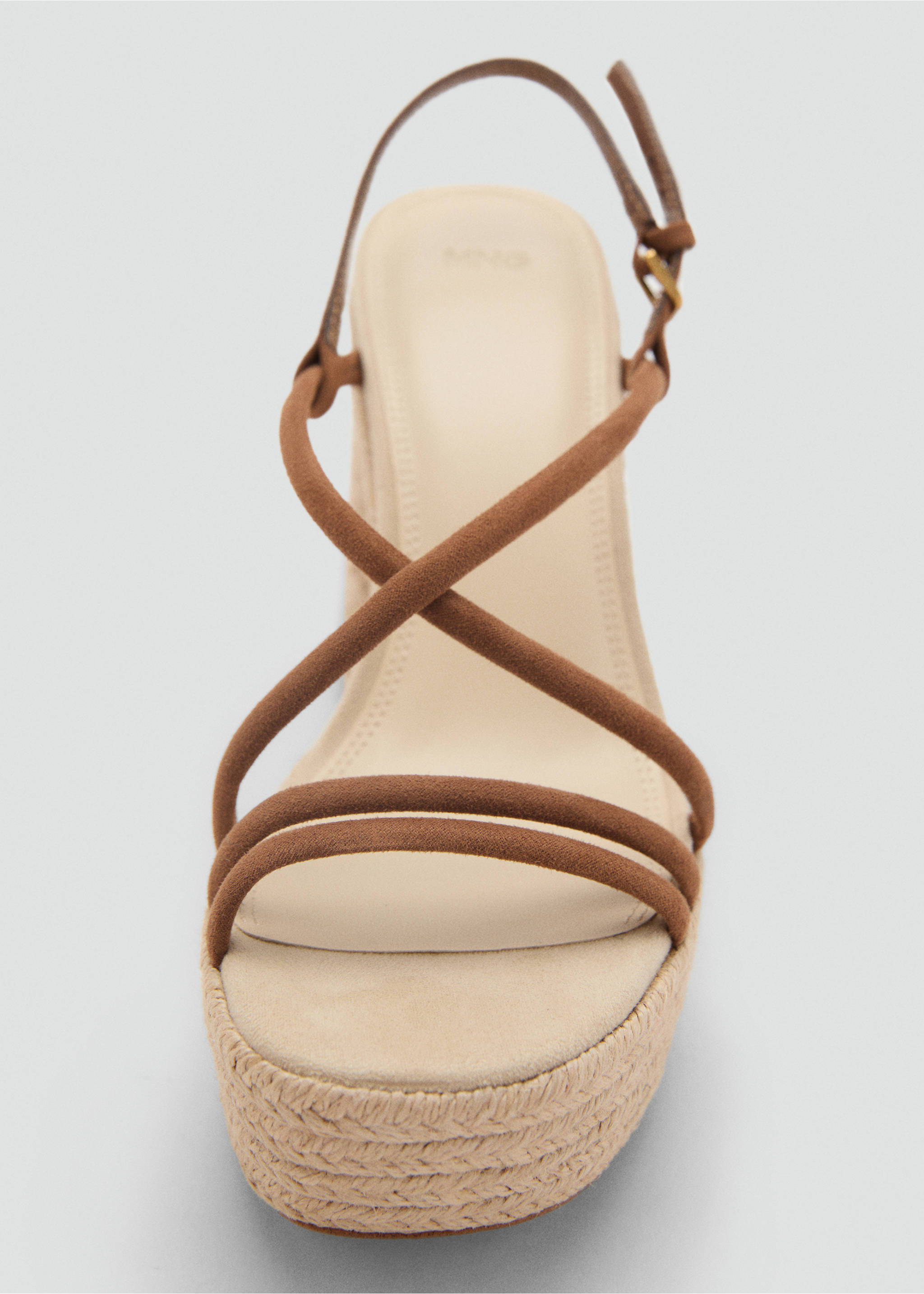 Sandali fascia tacco - Dettaglio dell'articolo 2, Marrone medio. Ref: 87062026-00.