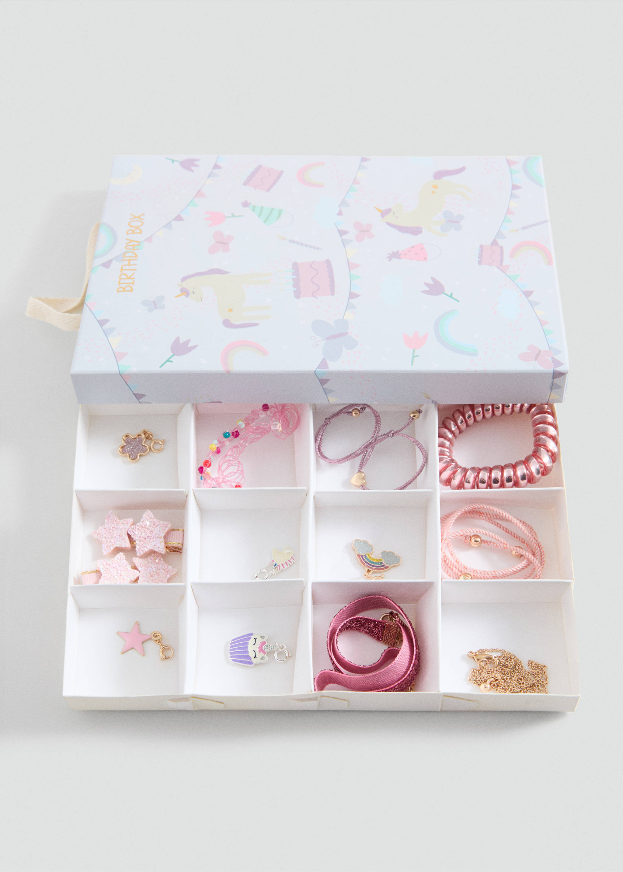 Geburtstags-Geschenkbox - Detail des Artikels 2, Rosa. Ref: 87062532-00.