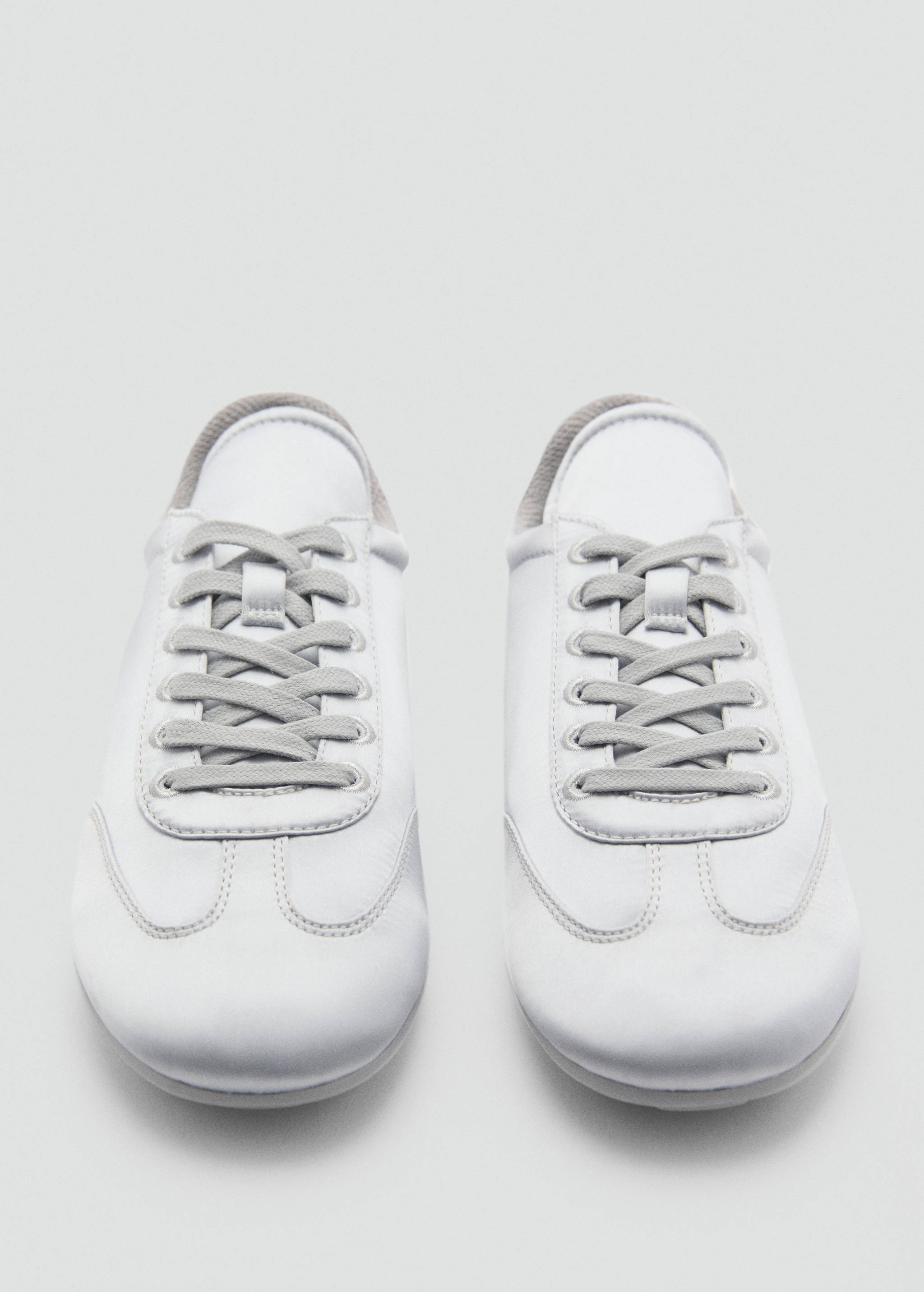 Satin lace-up trainers - Details of the article 3