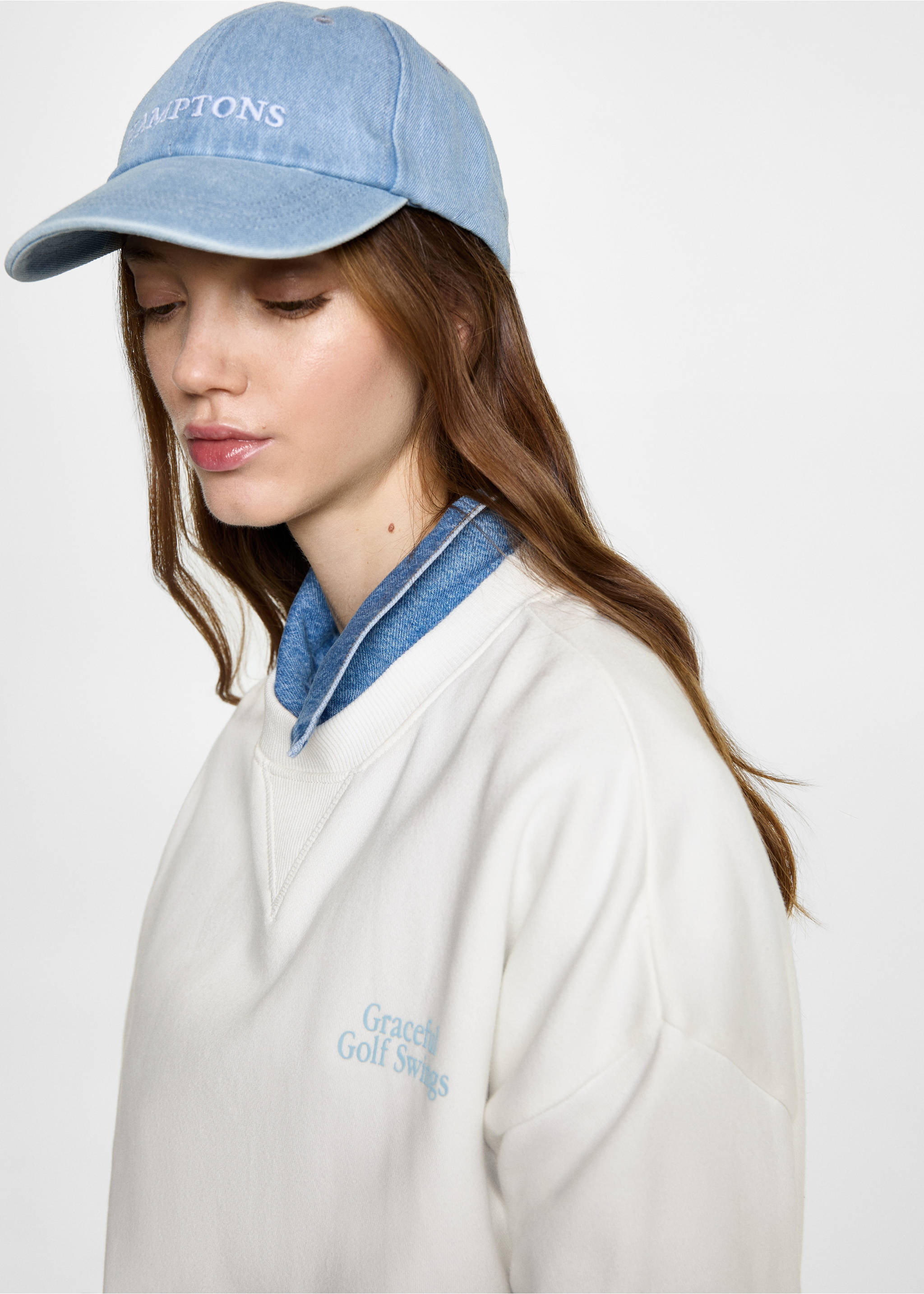 Message cotton sweatshirt - Details of the article 1, Off White. Ref: 87062537-00.