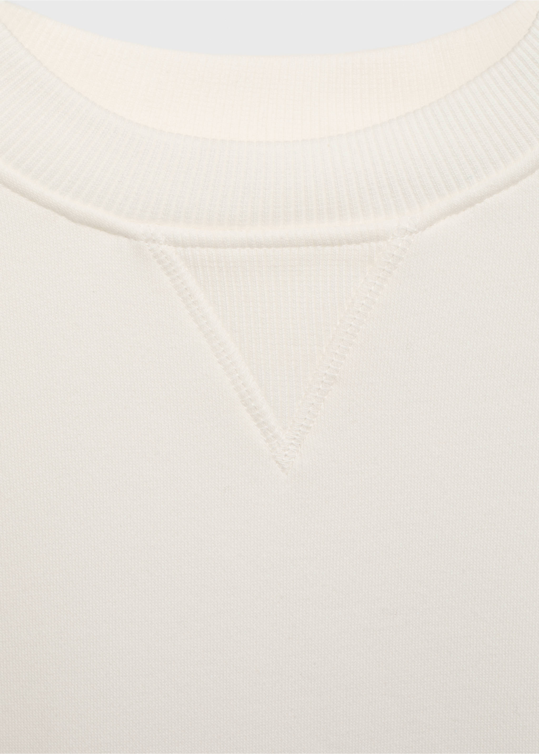 Message cotton sweatshirt - Details of the article 0, Off White. Ref: 87062537-00.