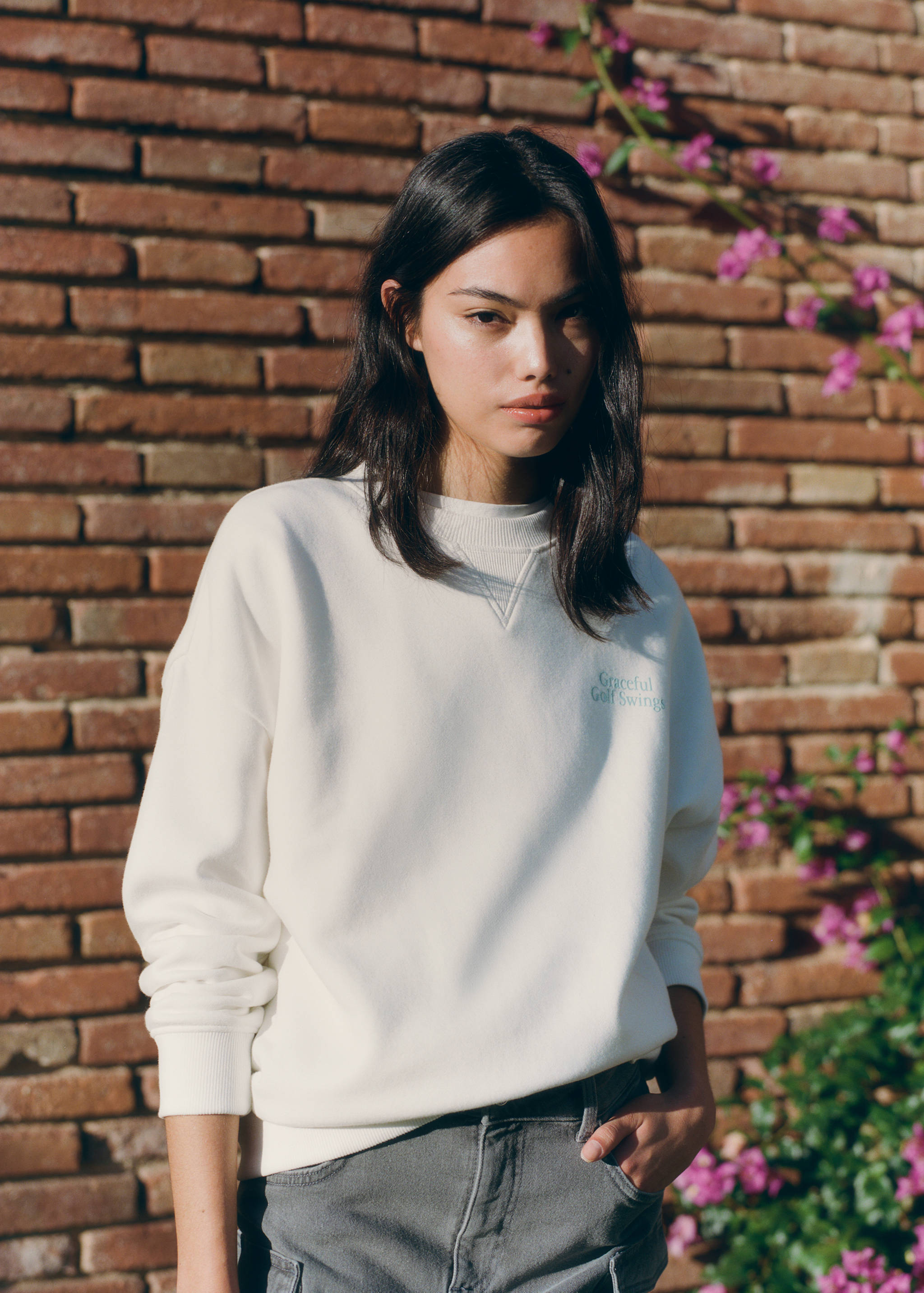 Message cotton sweatshirt - Details of the article 5