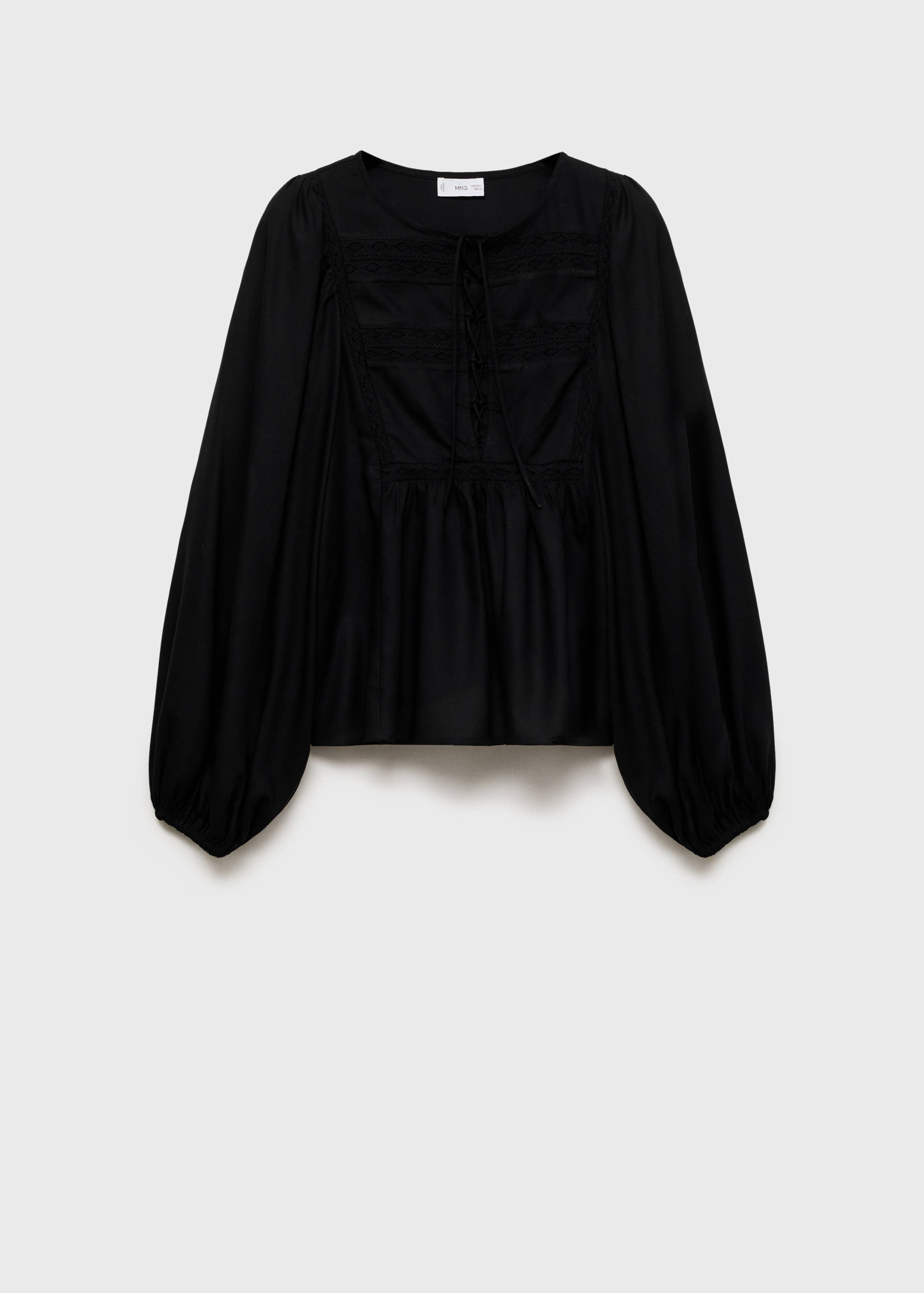 Blusa mangas abullonadas - Artículo sin modelo