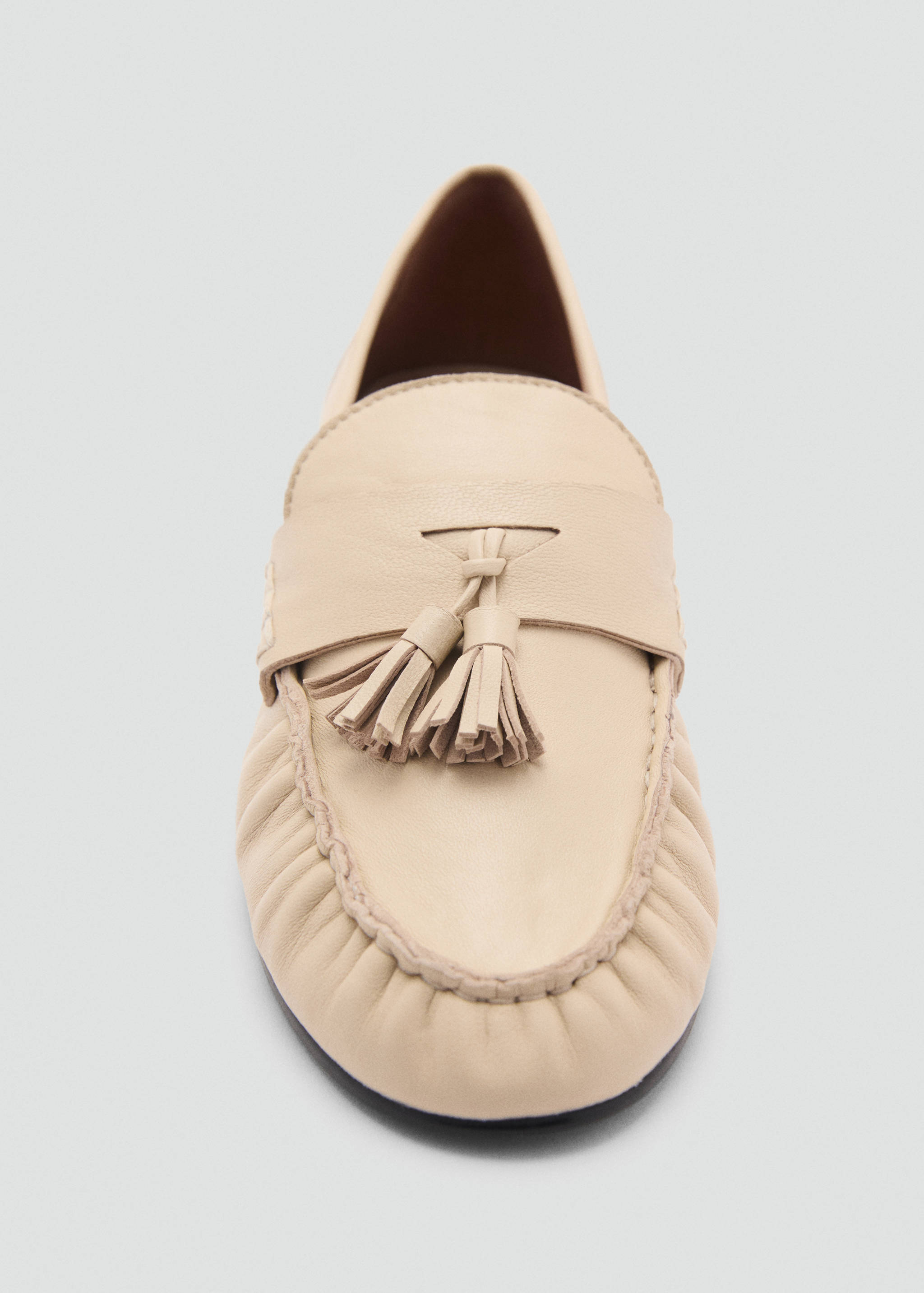 Leather moccasins with tassels - Details of the article 2