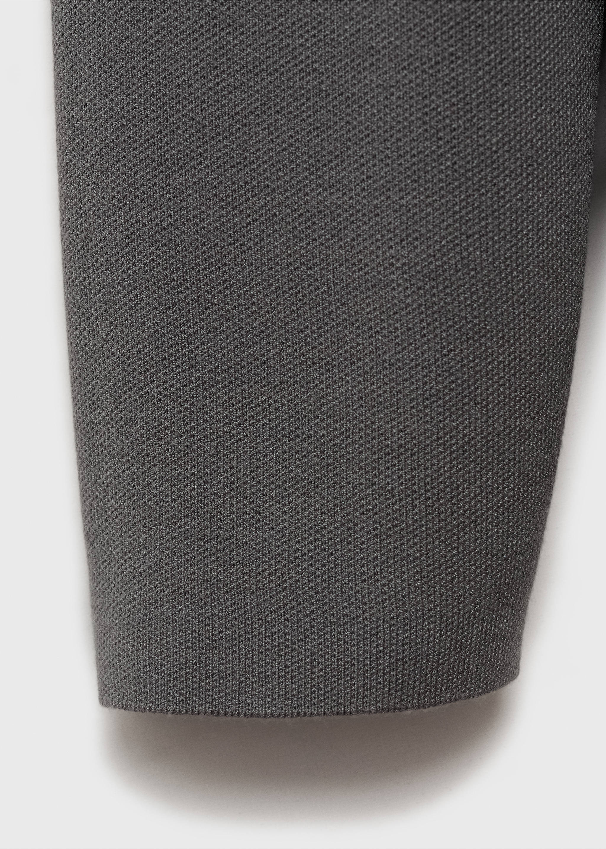 Perkins-neck sweater with zip - Details of the article 0, Grey. Ref: 87062890-00.