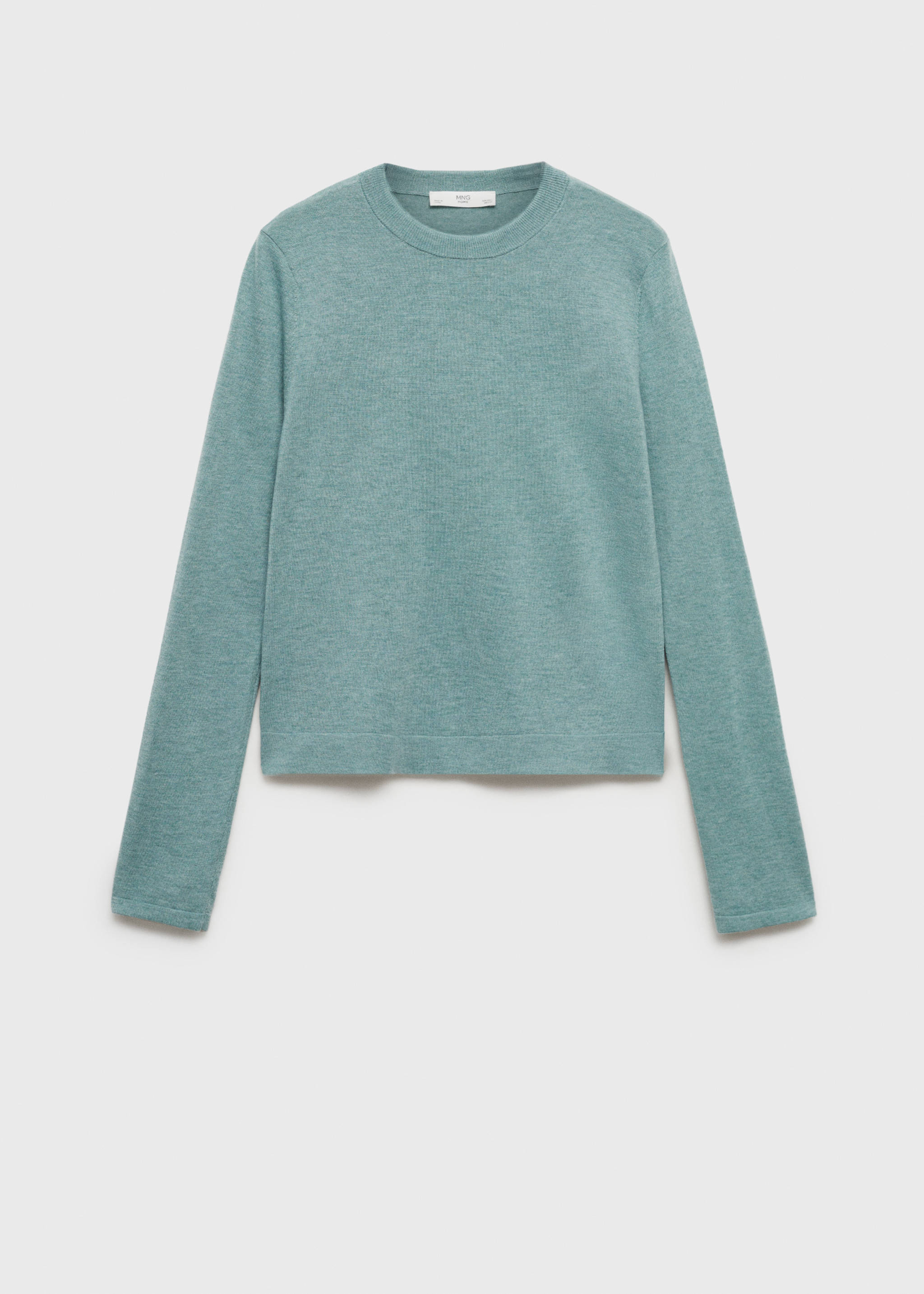 Round-neck knitted sweater - Article without model