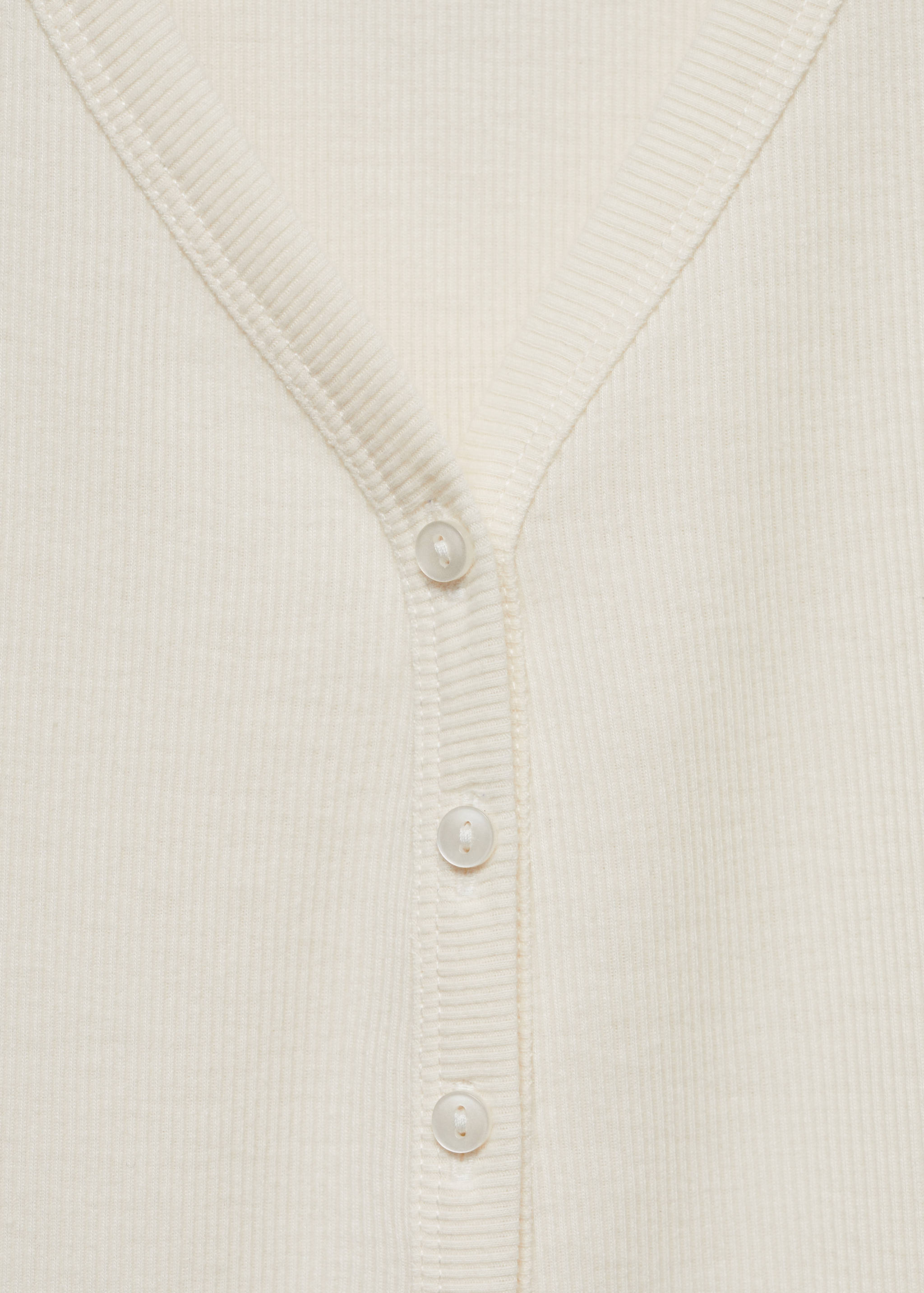 Rib-knit nightgown - Details of the article 8