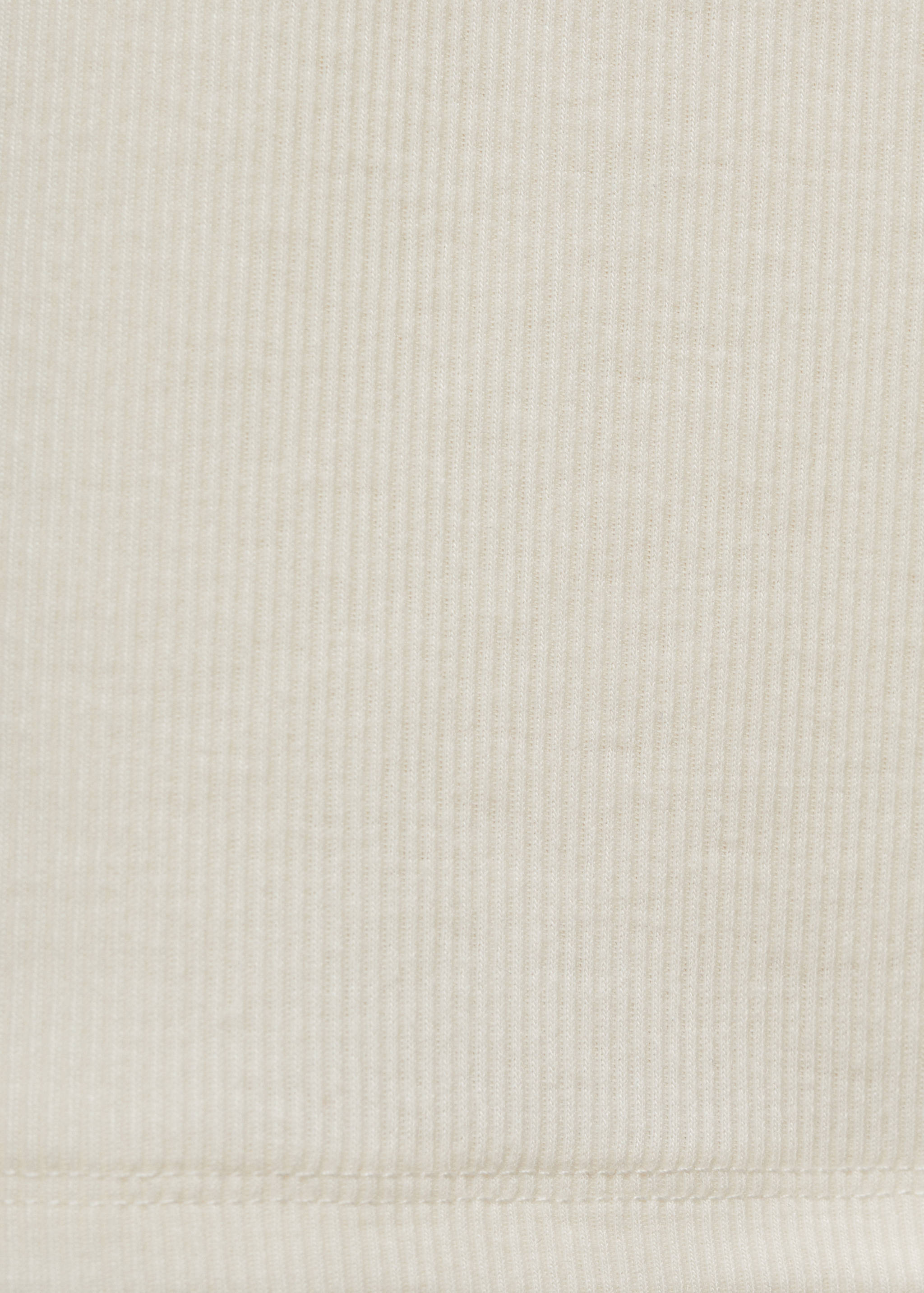 Rib-knit nightgown - Details of the article 0