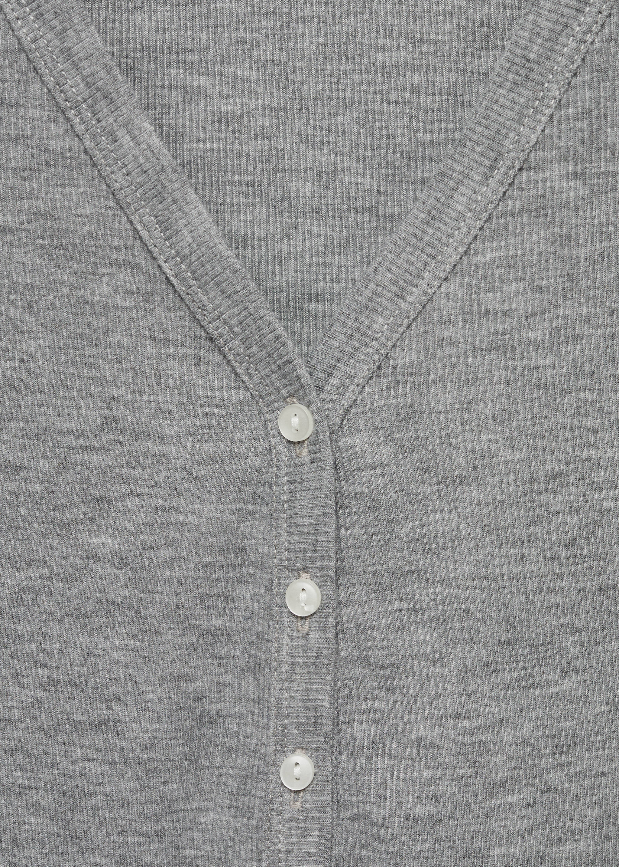 Rib-knit nightgown - Details of the article 8