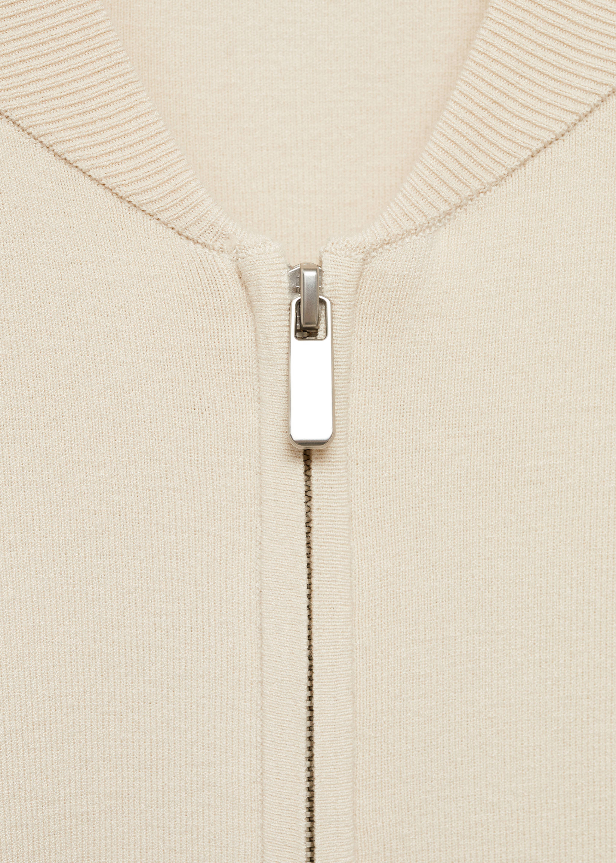 Gerippte Zip-Jacke - Detail des Artikels 8