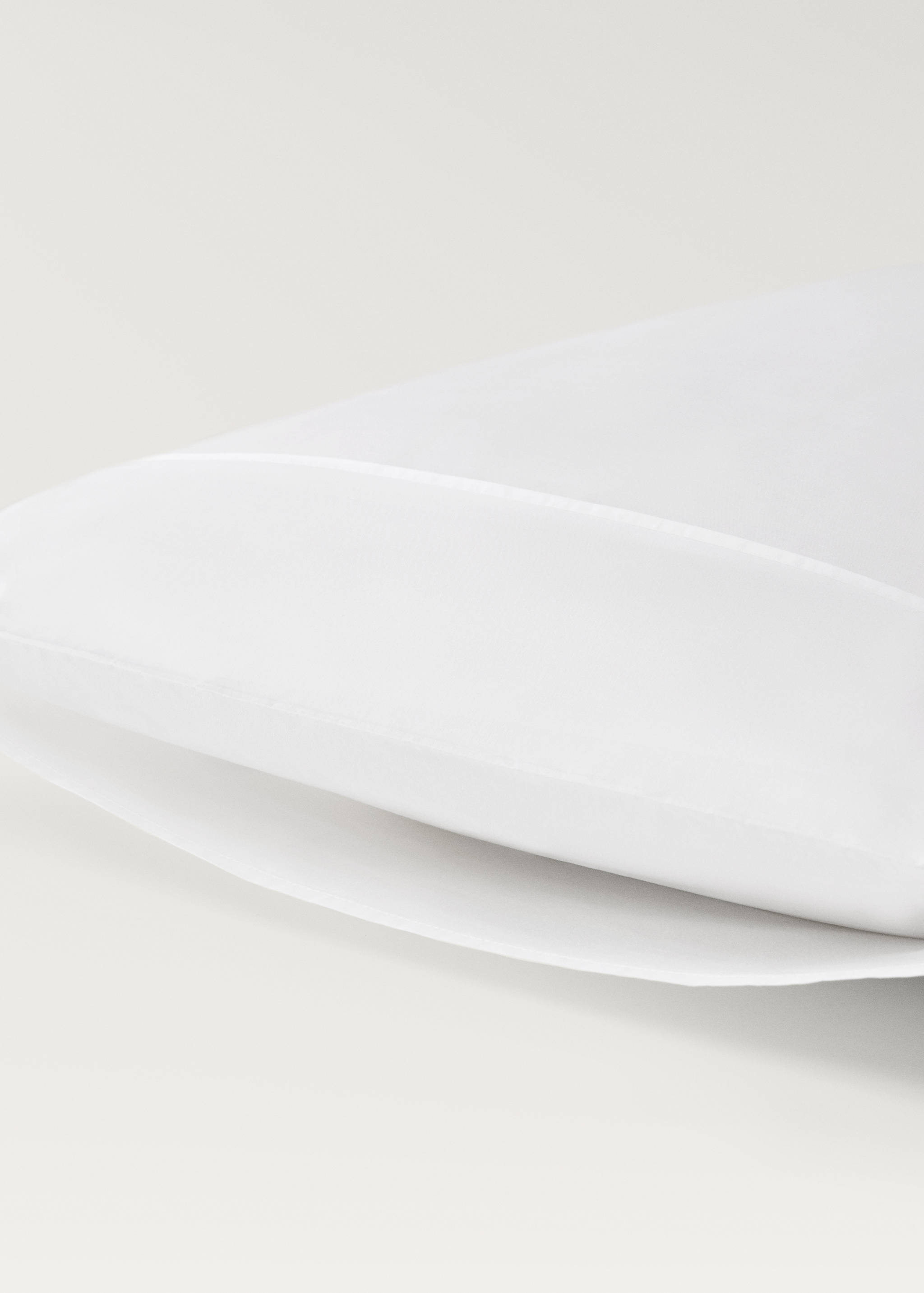 Deux taies d'oreiller percale de coton 300 fils 50x75 cm - Détail de l'article 2