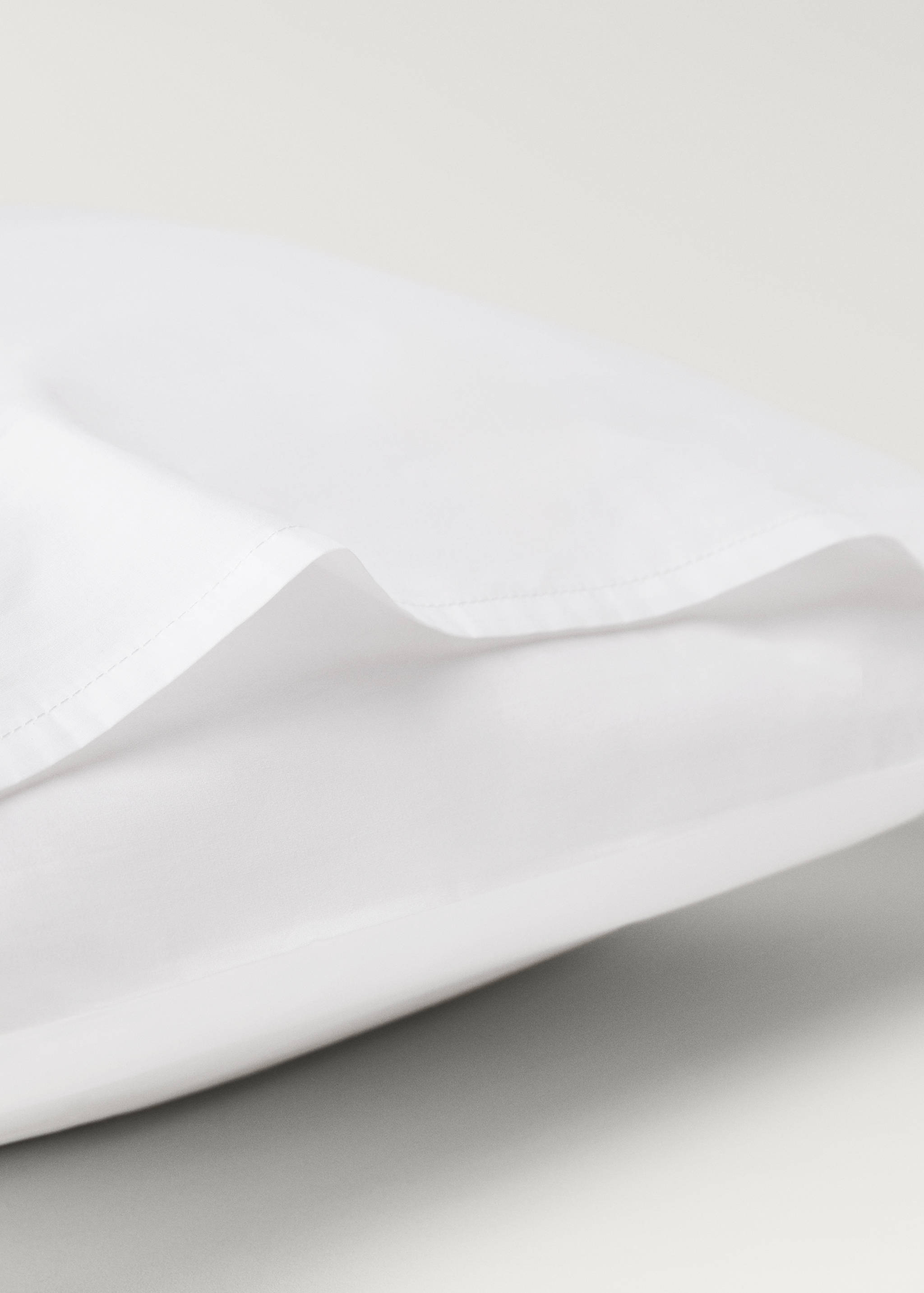 Deux taies d'oreiller percale de coton 300 fils 50x75 cm - Détail de l'article 3