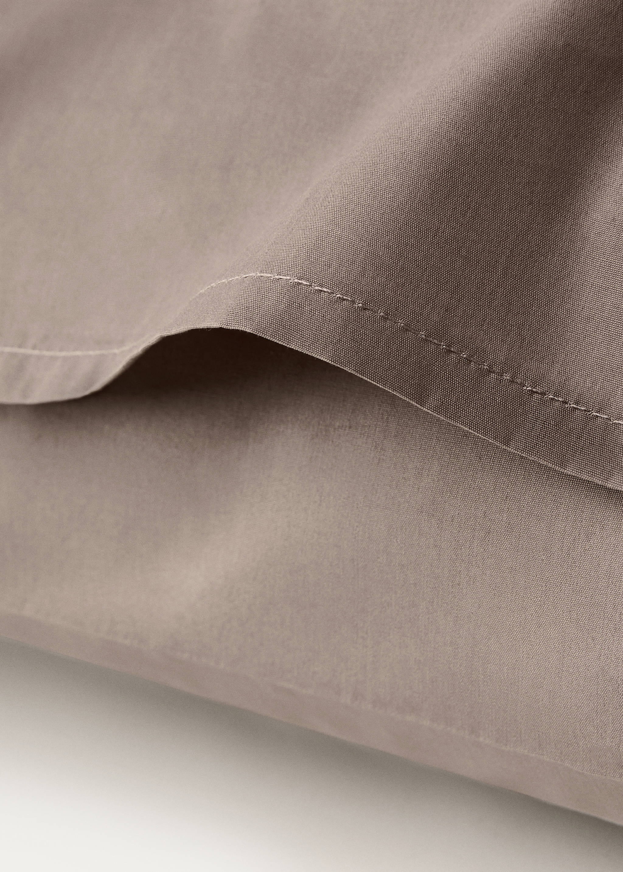 Deux taies d'oreiller percale de coton 300 fils 50x75 cm - Détail de l'article 3