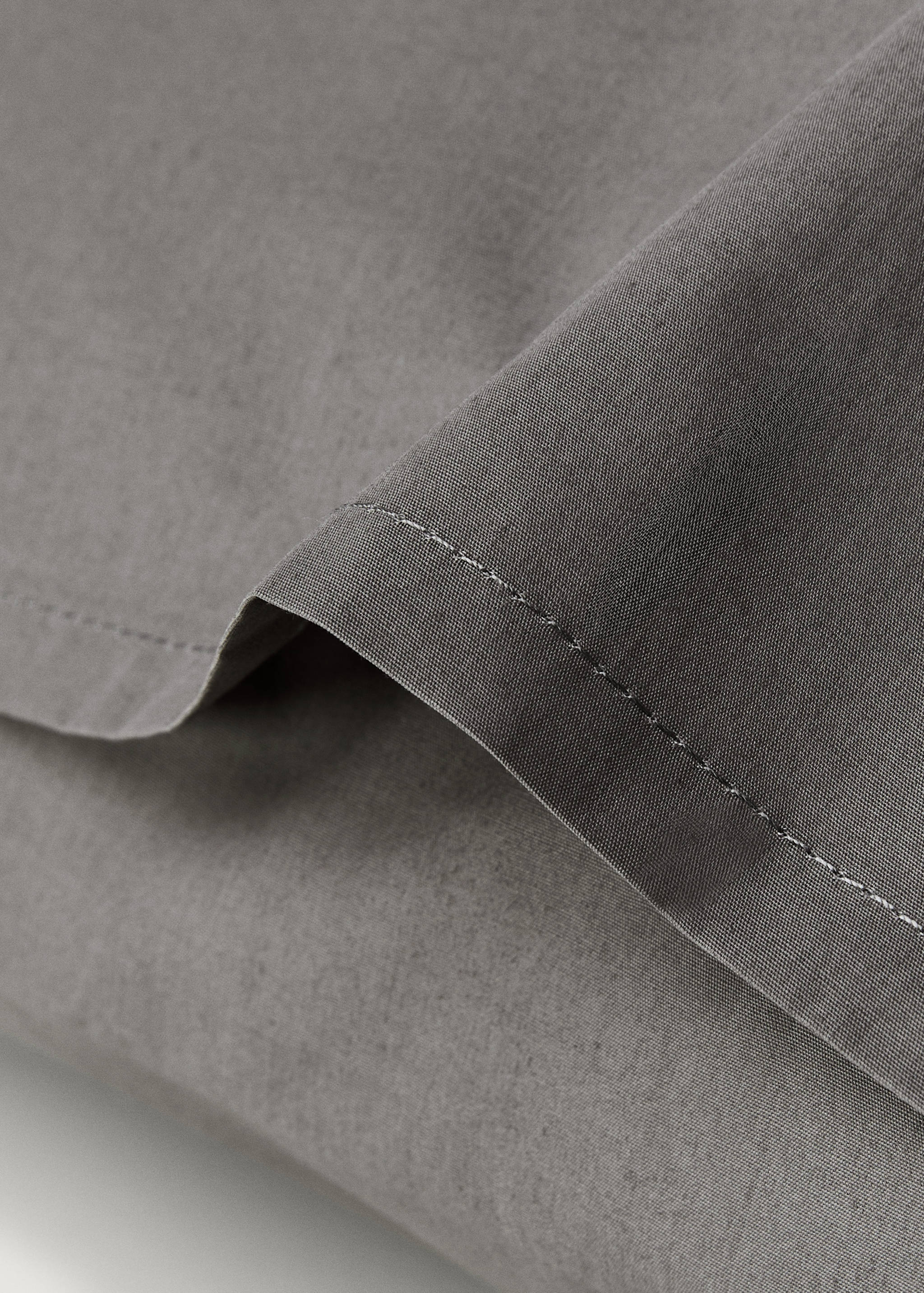 Deux taies d'oreiller percale de coton 300 fils 50x75 cm - Détail de l'article 1