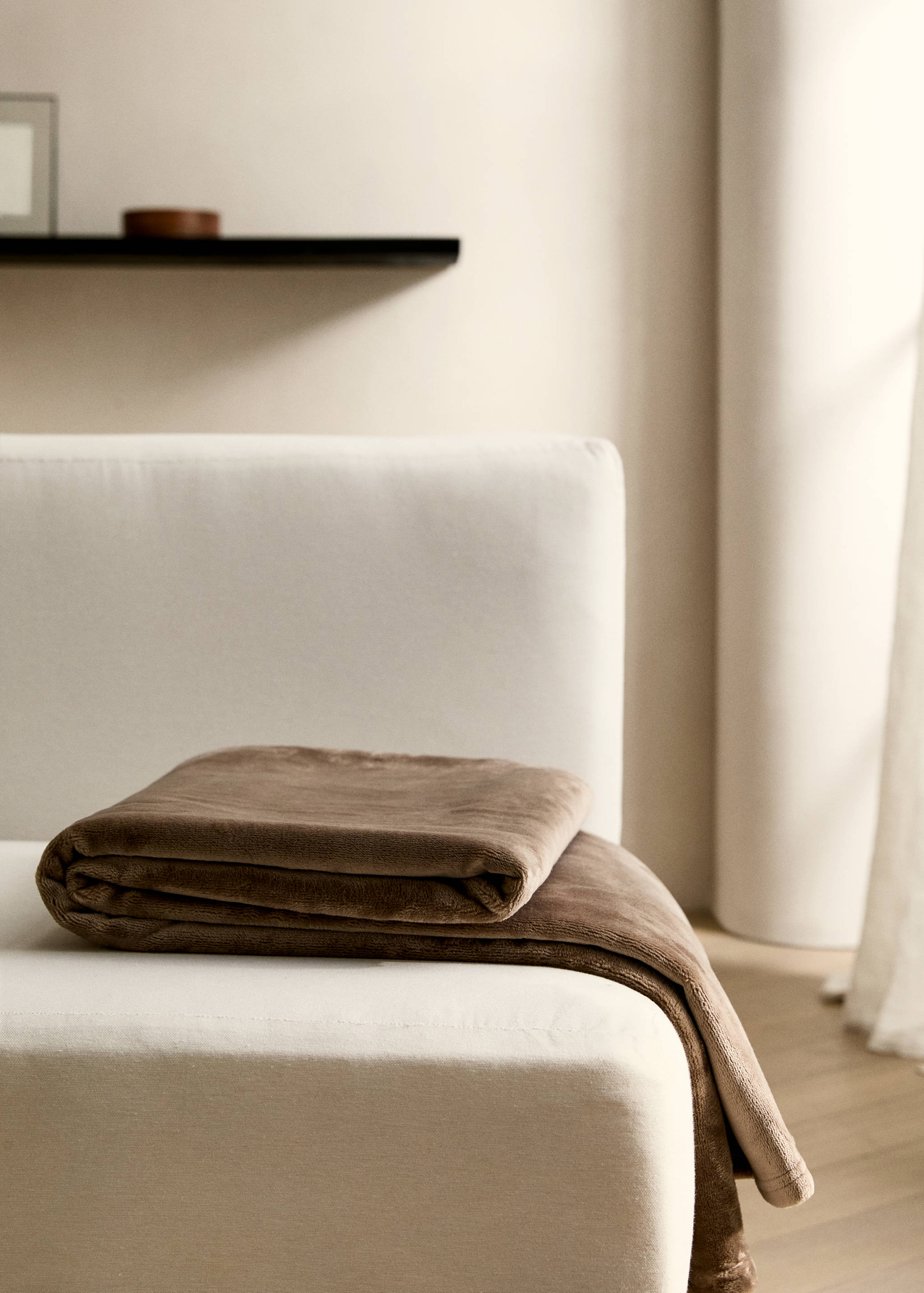 Couverture polaire moyenne toucher doux - Plan général