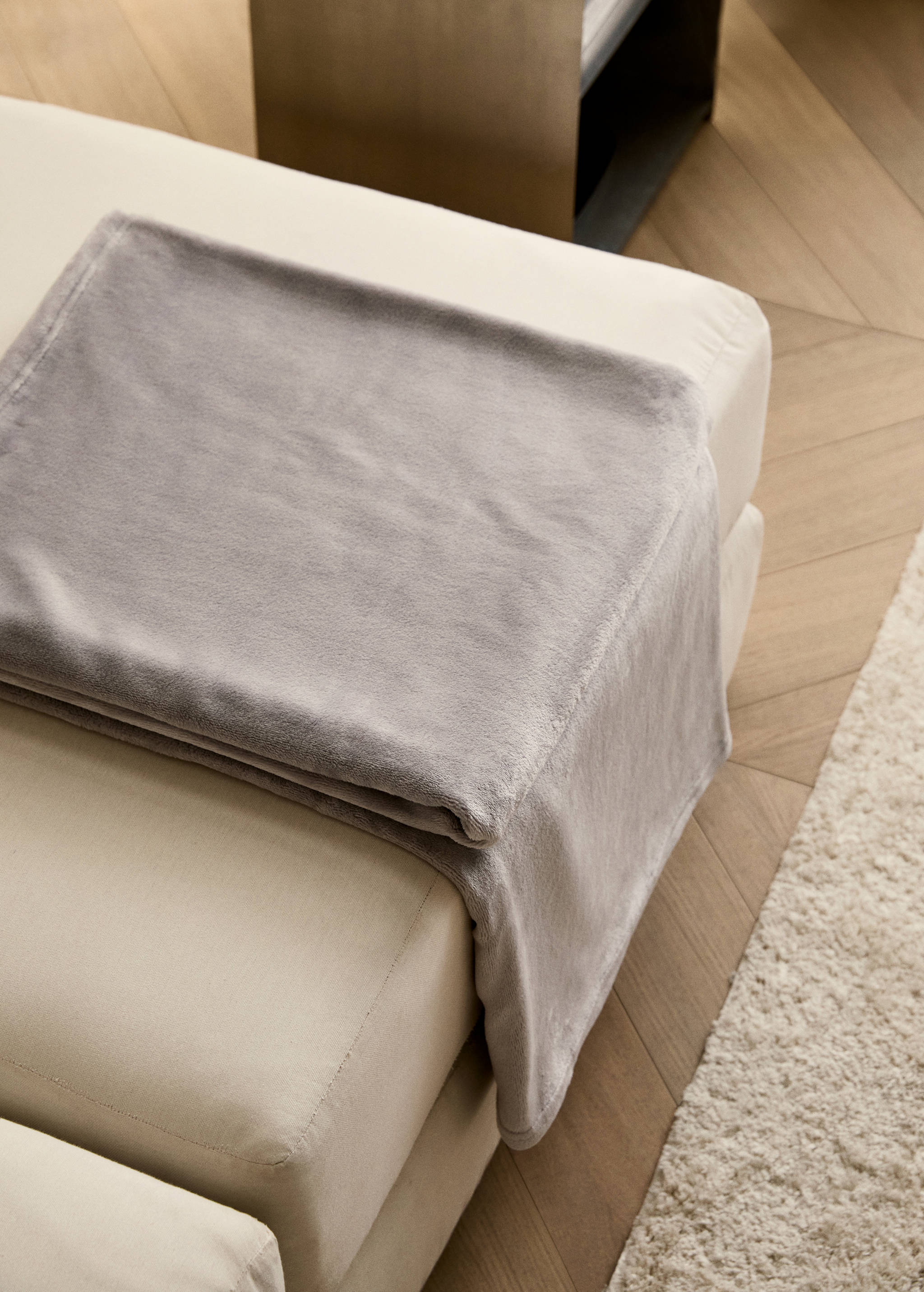 Couverture polaire moyenne toucher doux - Plan général