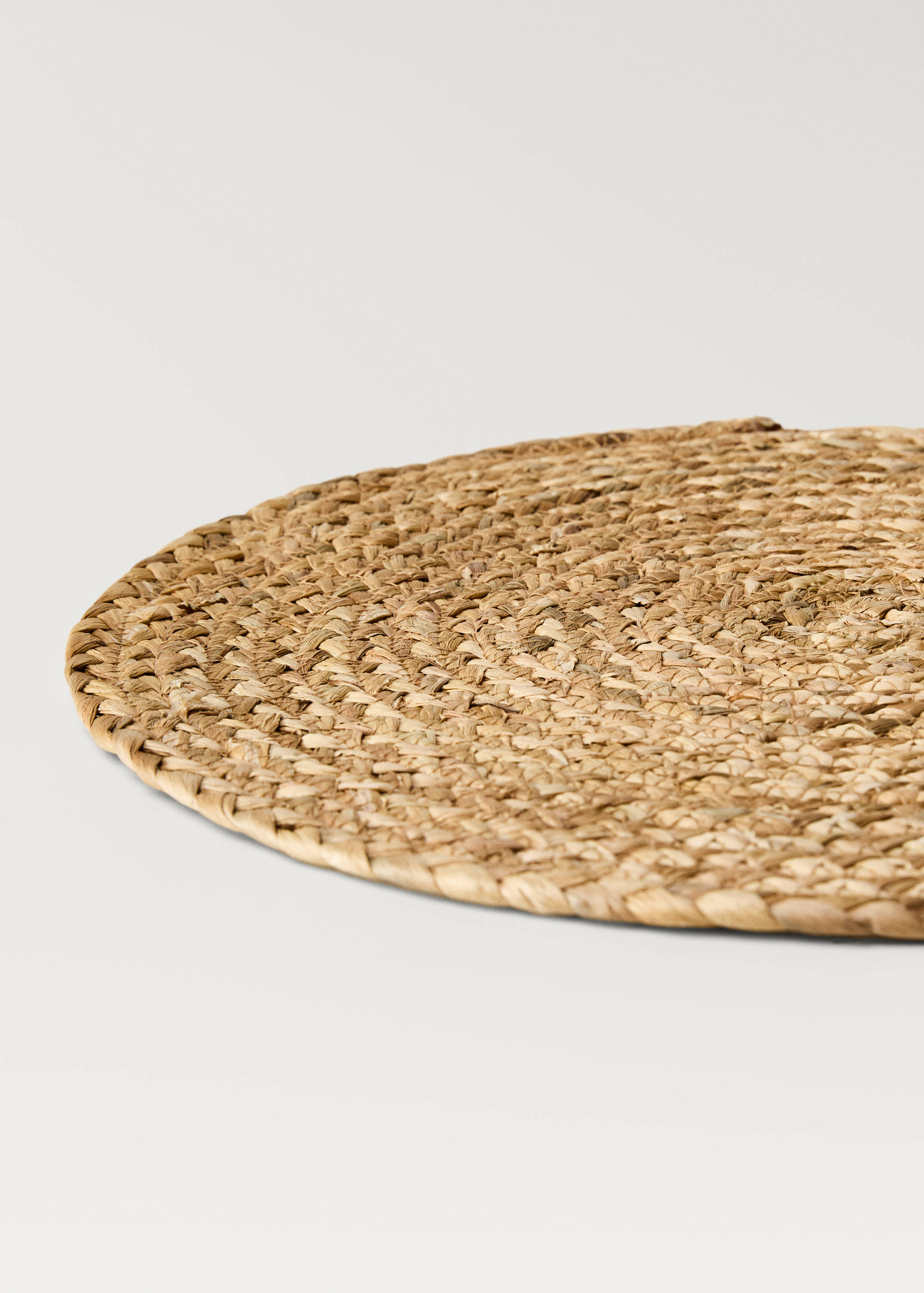 Natural fibre round tablecloth - Details of the article 1