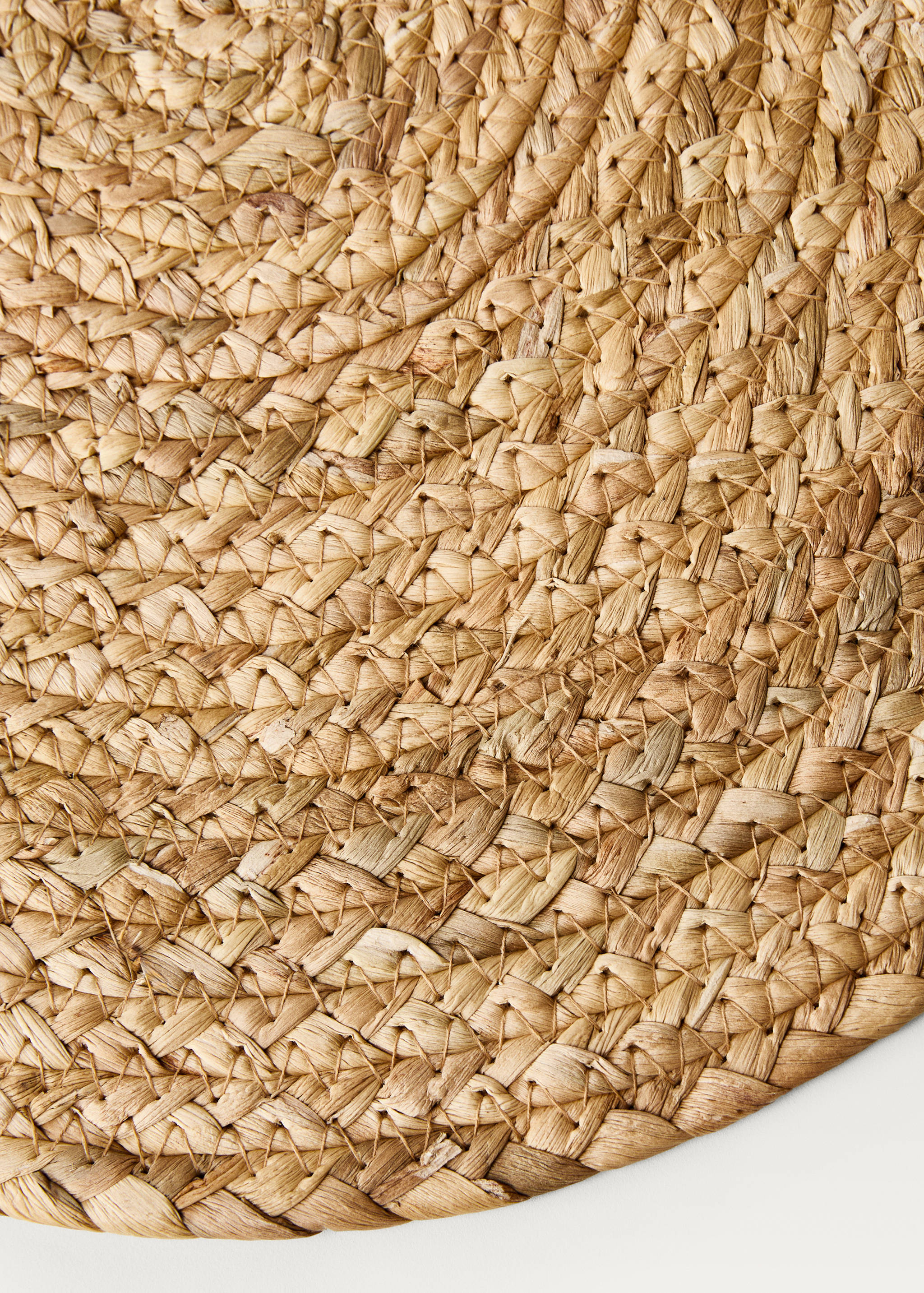 Natural fibre round tablecloth - Details of the article 2
