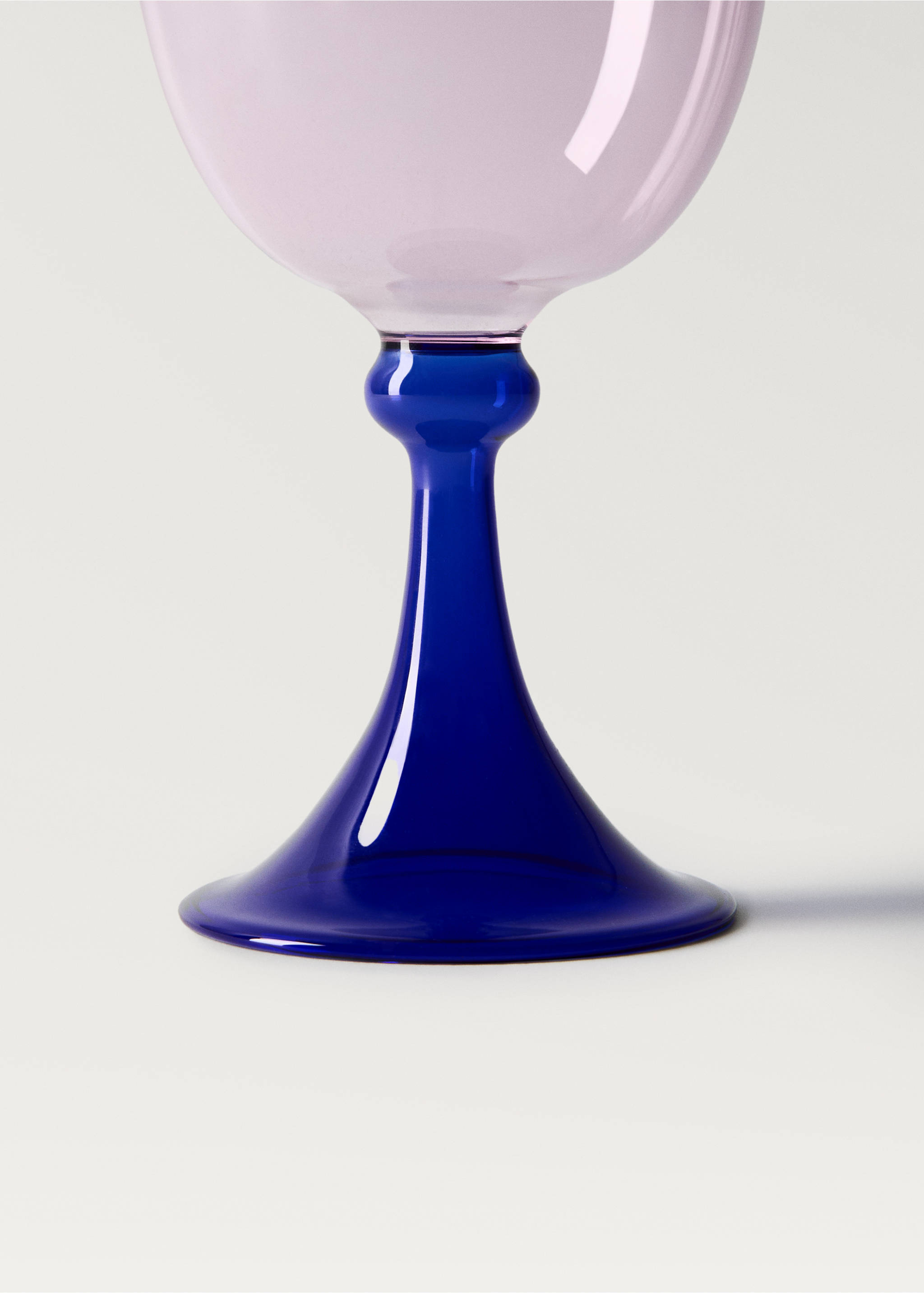 Borosilicate glass with two-tone design - Details of the article 2, Pink. Ref: 87062955-00.