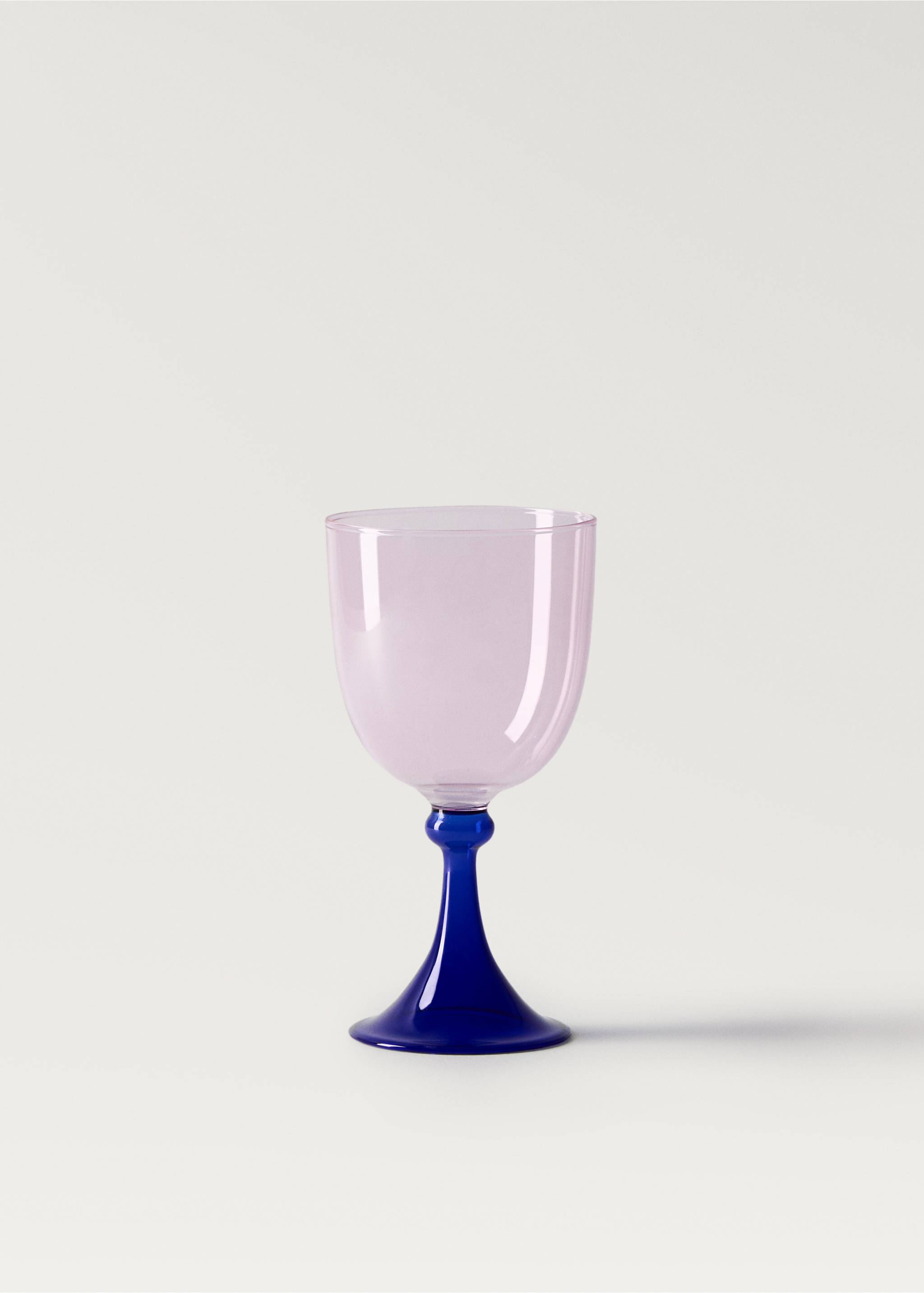 Borosilicate glass with two-tone design - Article without model, Pink. Ref: 87062955-00.