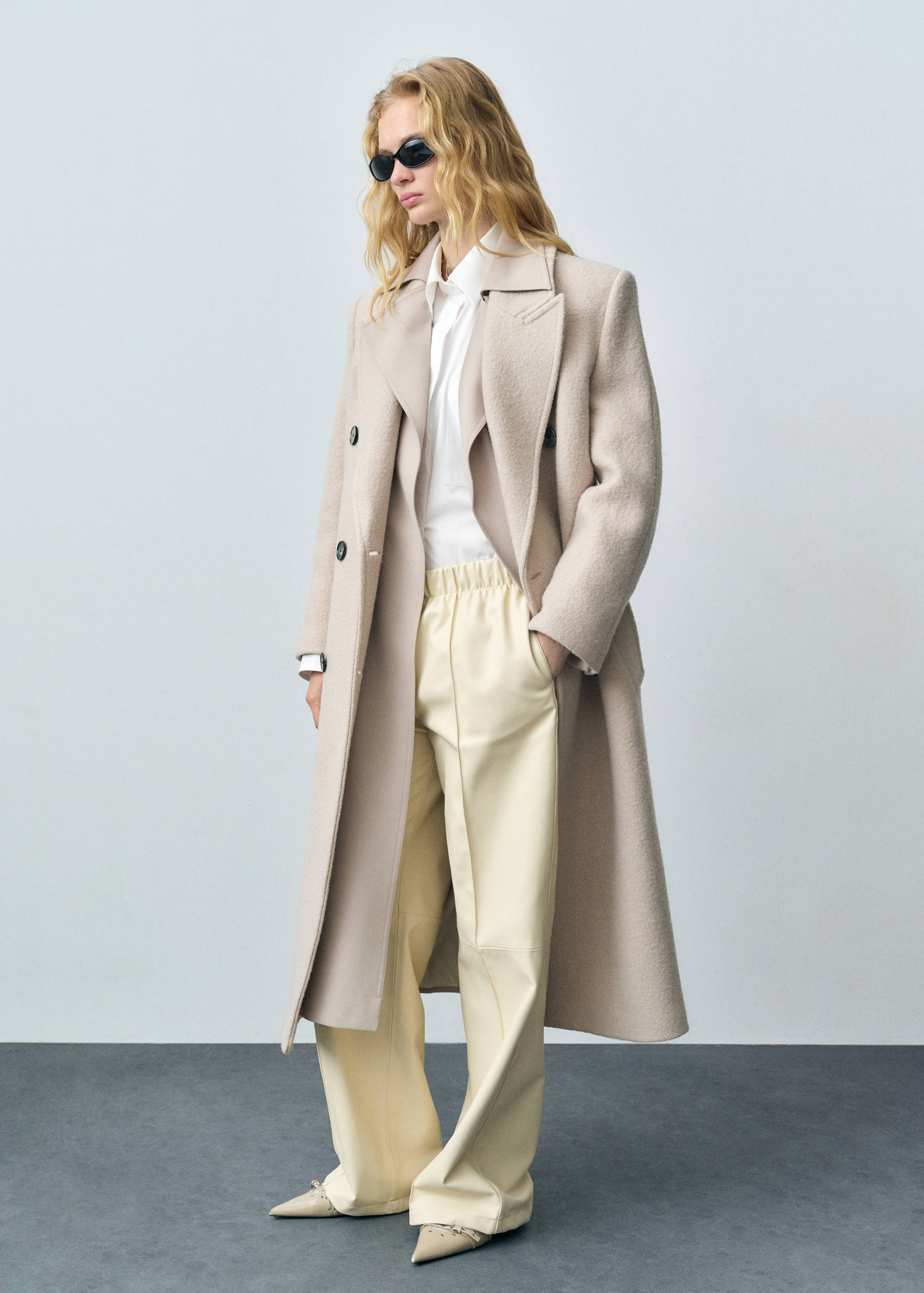 Camisa algodão oversize - Plano geral