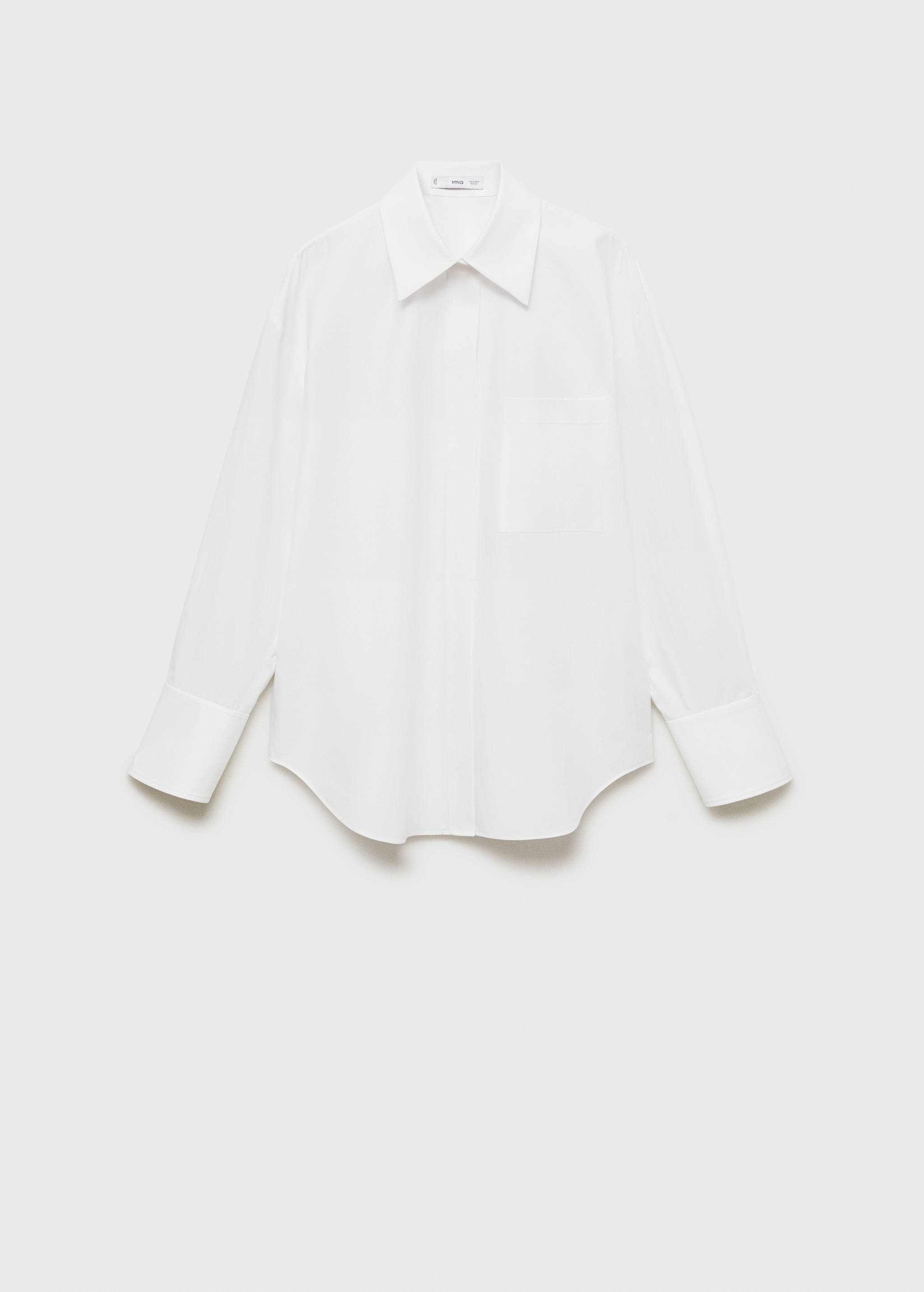 Oversized-Baumwollbluse - Artikel ohne Model