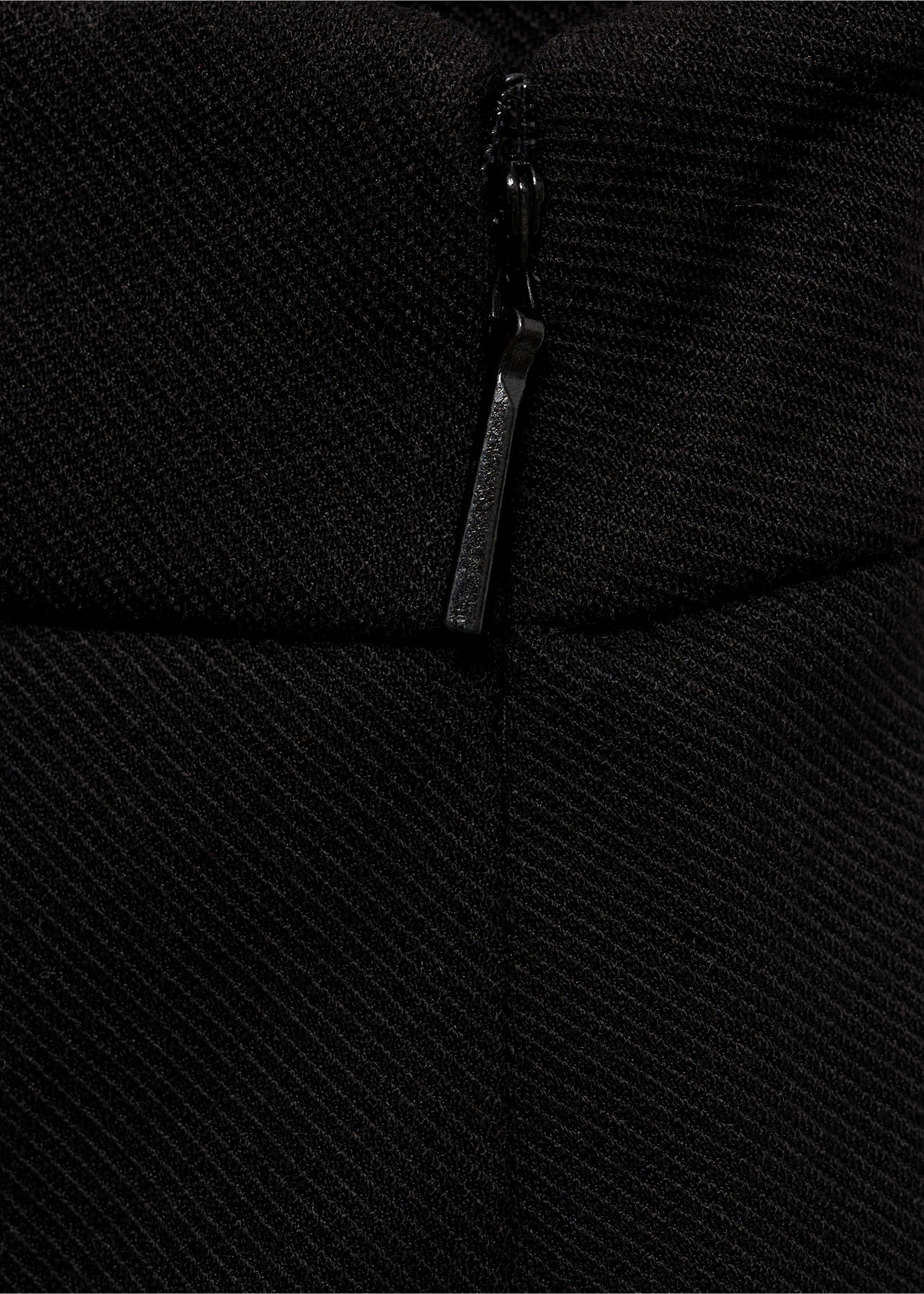 Pantalons wideleg vora obertures - Detall de l'article 8, Negre. Ref: 87063277-00.