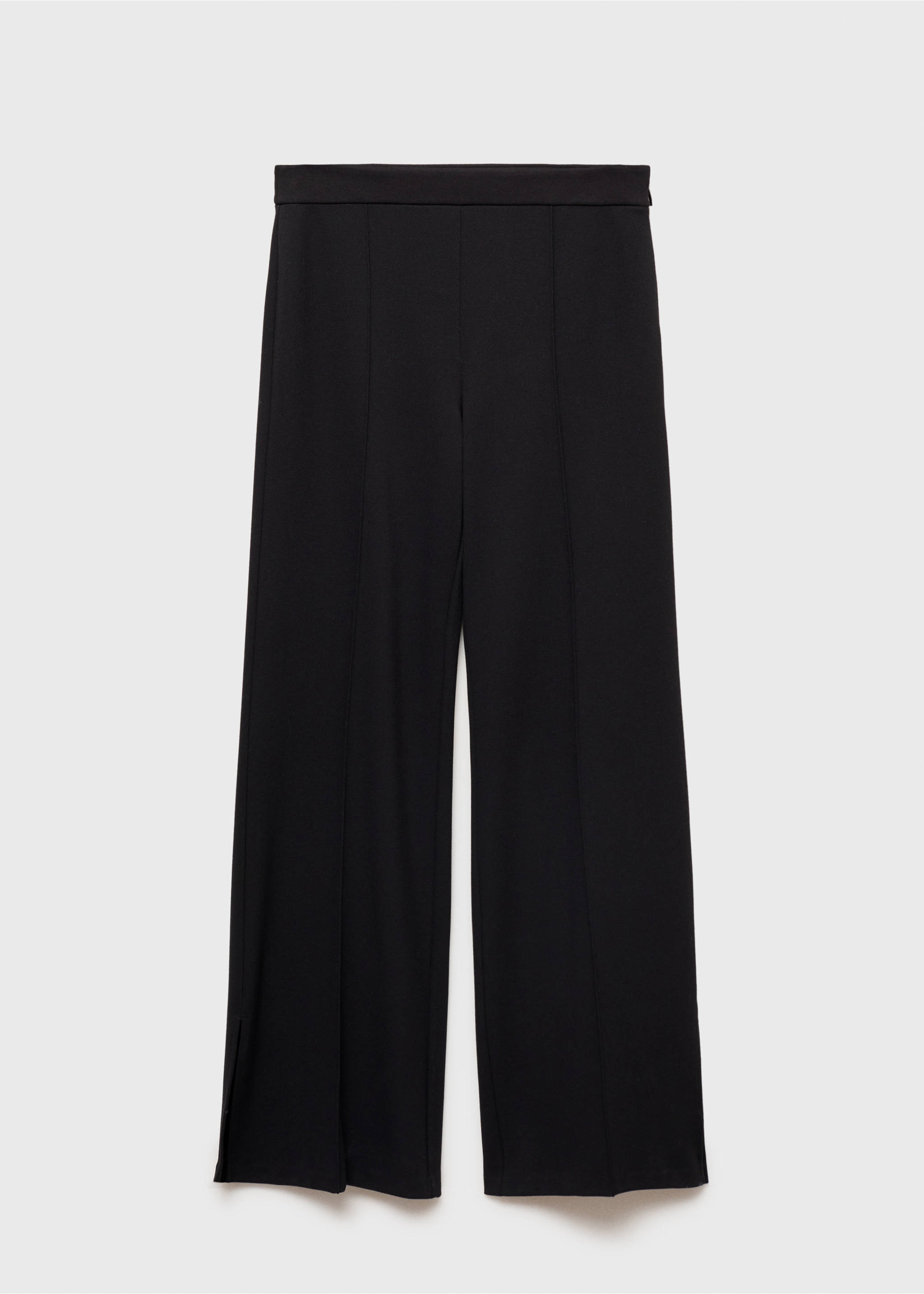 Pantalons wideleg vora obertures - Article sense model, Negre. Ref: 87063277-00.