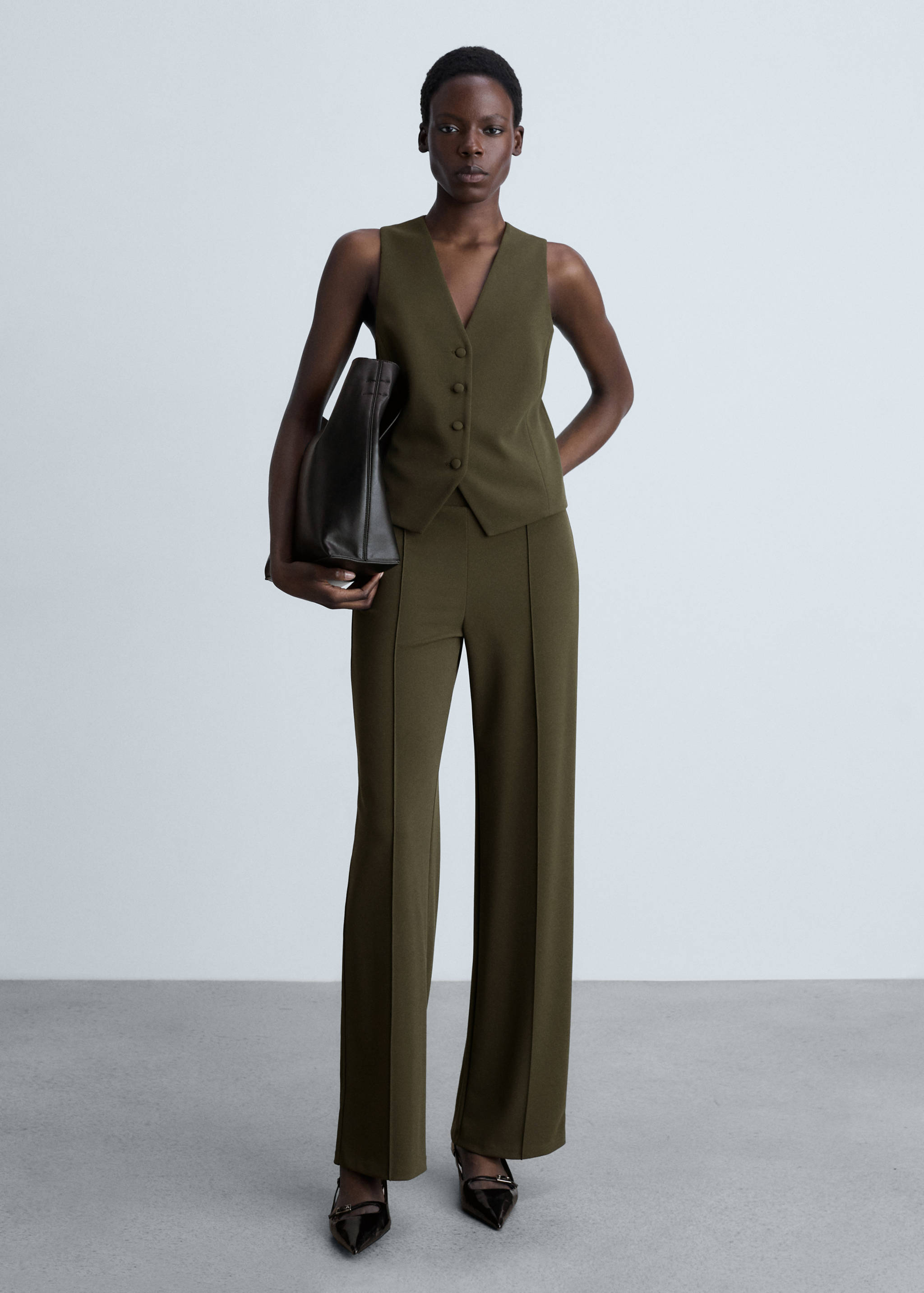 Chaleco traje botones - Plano general