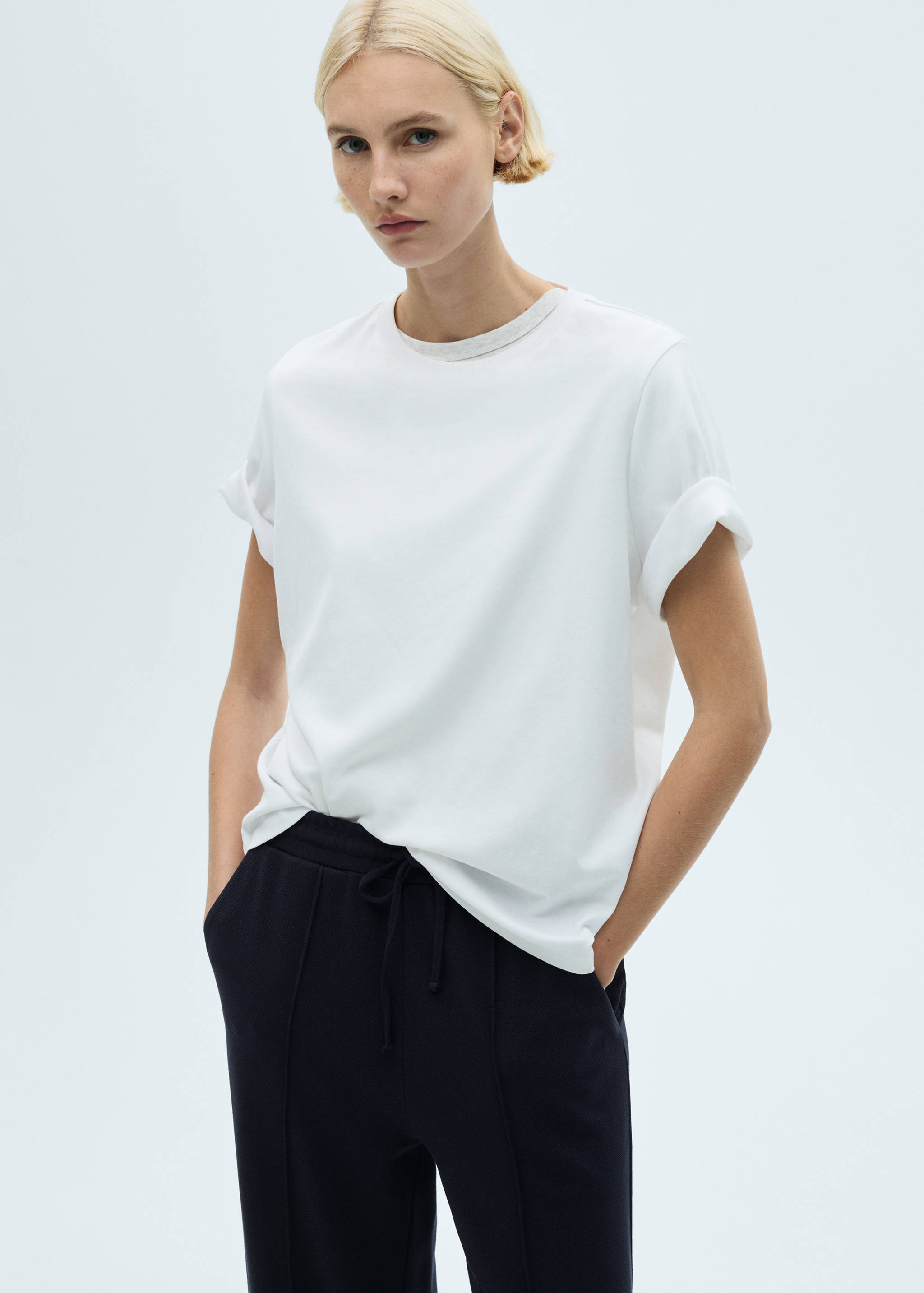 Pantalón jogger wide leg - Detalle del artículo 1