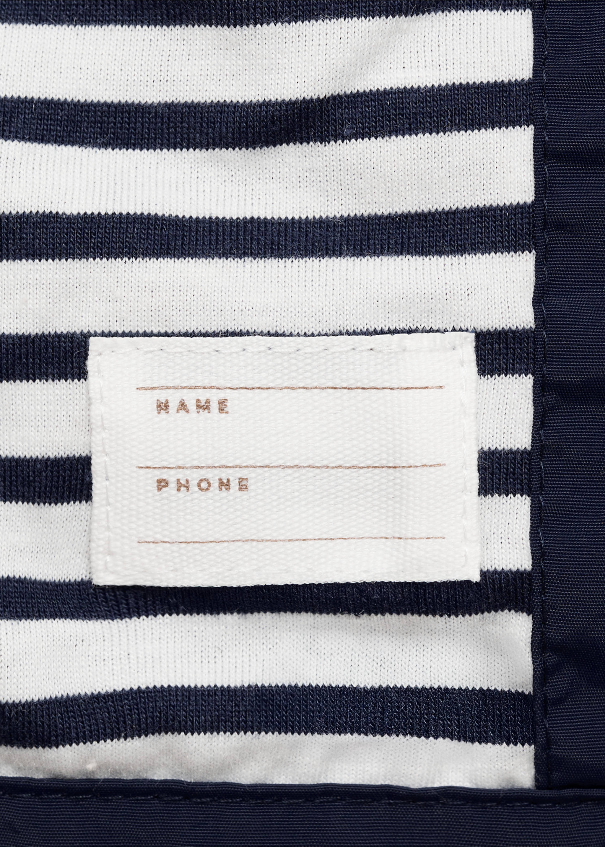 Wattierter Kapuzenparka - Detail des Artikels 8, Dunkles Marineblau. Ref: 87063281-00.