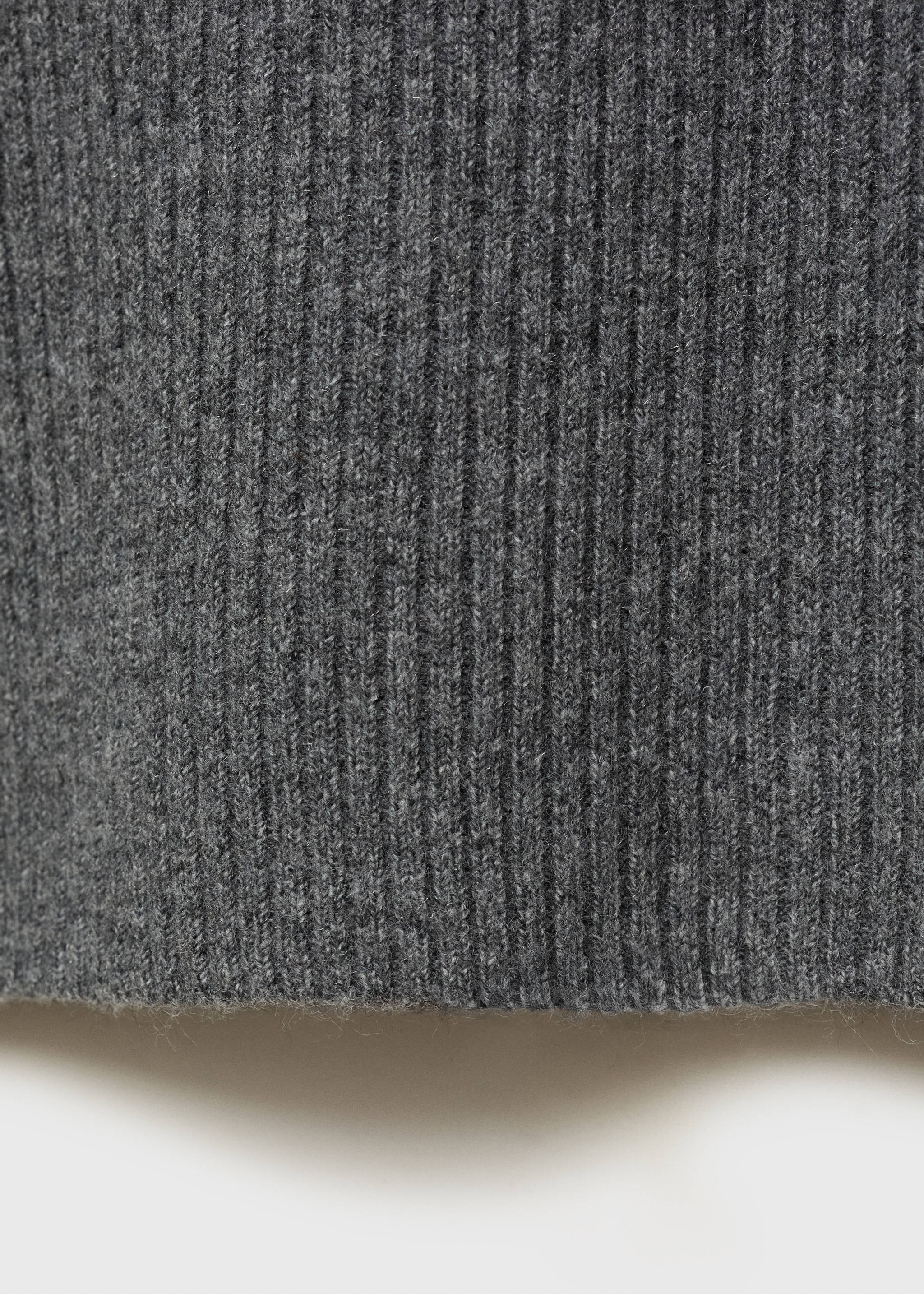 Pull-over côtelé col bateau - Détail de l'article 0, Gris anthracite. Ref: 87063286-00.
