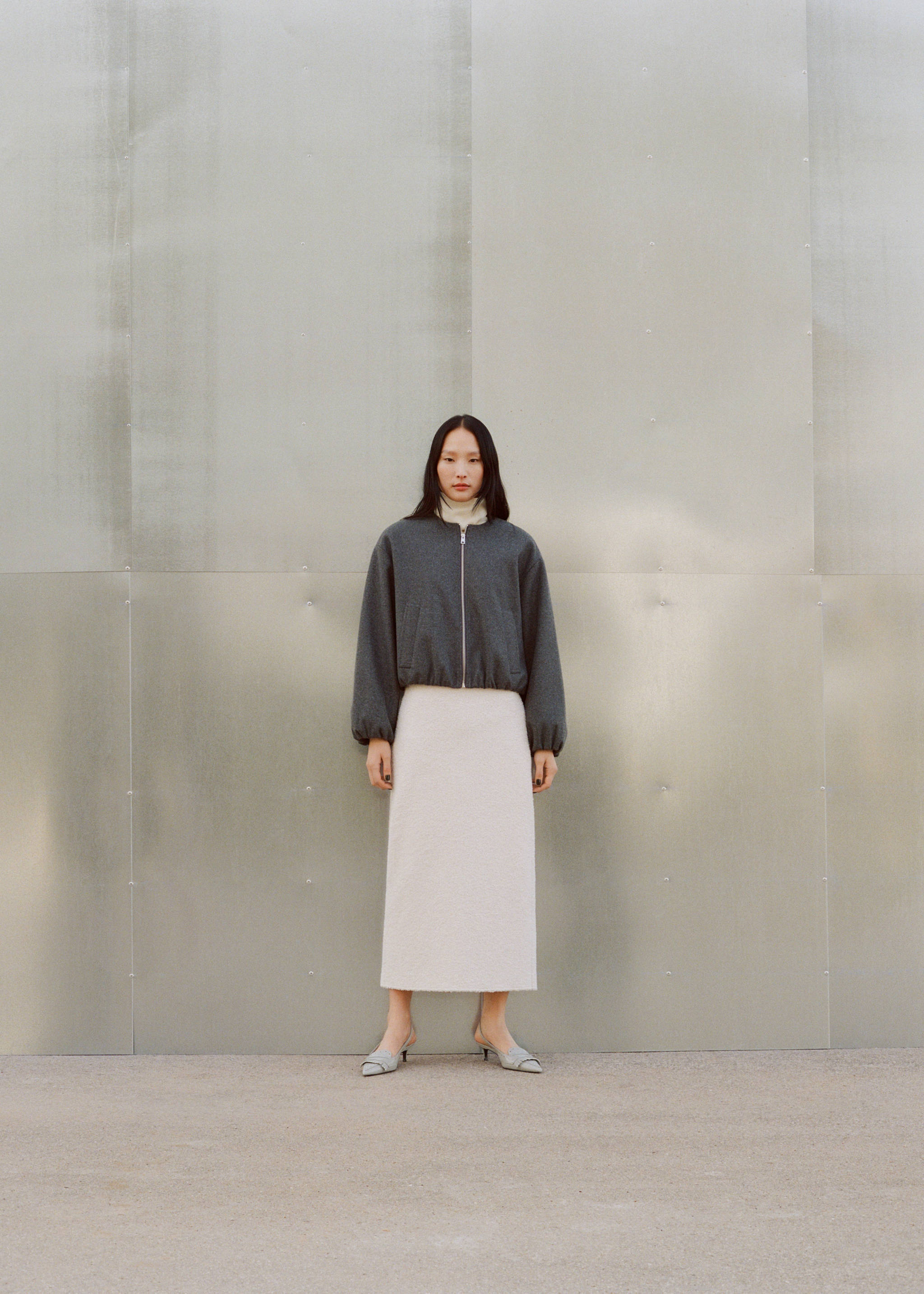 Gathered bomber jacket - Details of the article 6