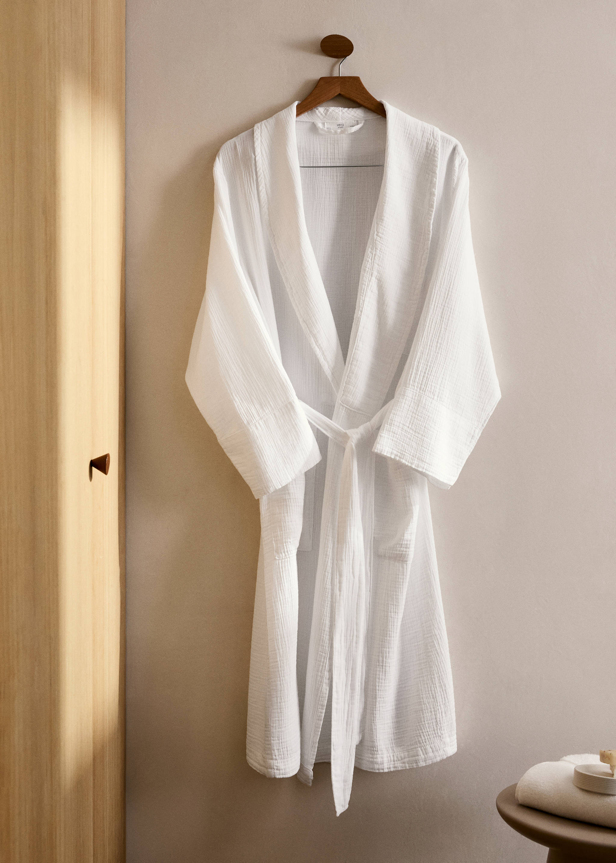 Puha pamut fürdőköpeny - Általános sík