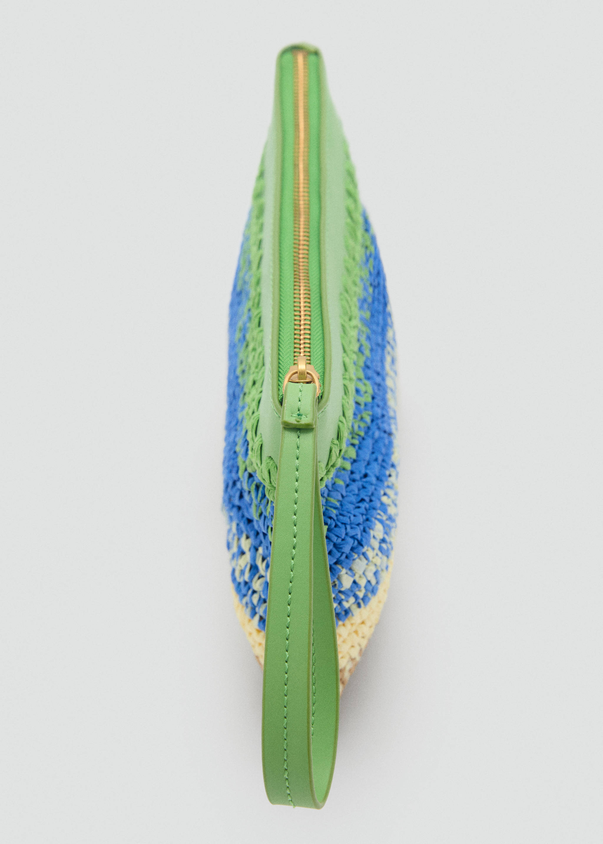 Natural fibre degradé clutch - Details of the article 1