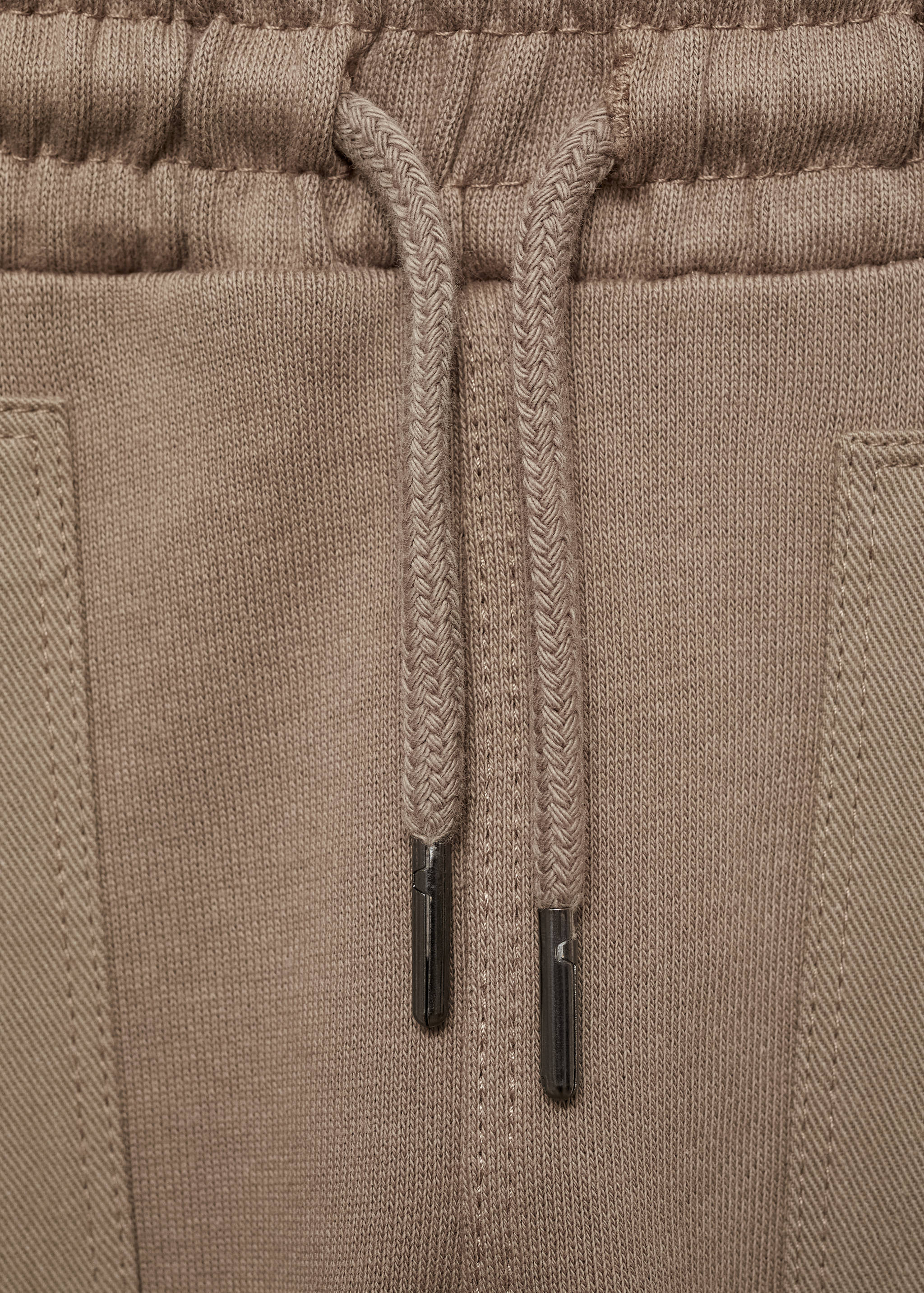 Cotton jogger-style trousers - Details of the article 8