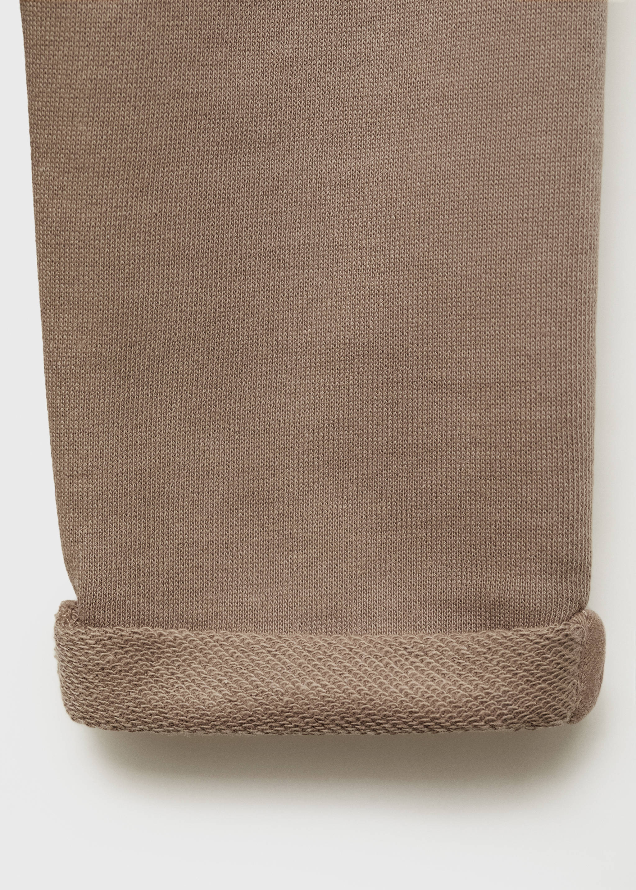 Cotton jogger-style trousers - Details of the article 0