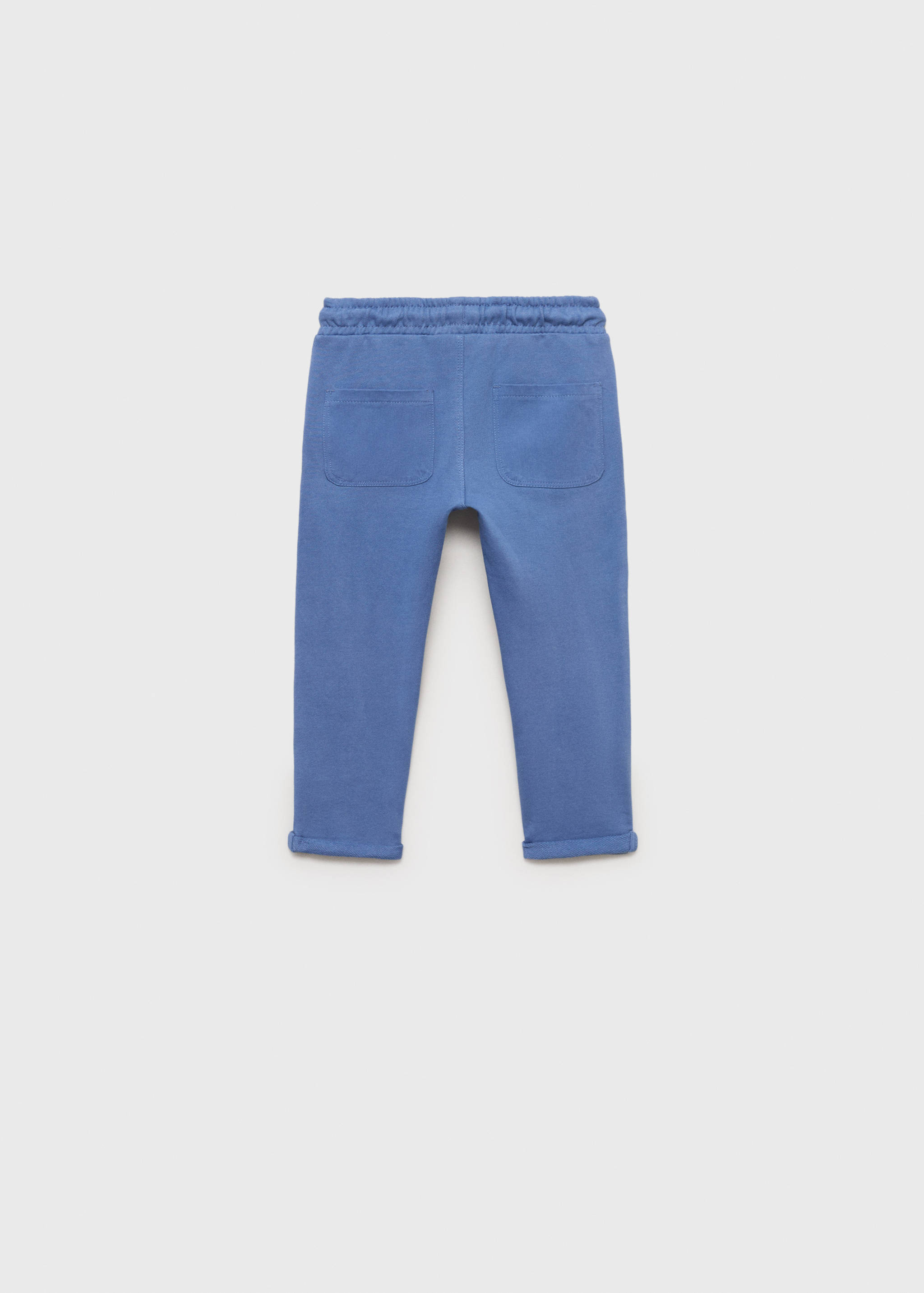 Cotton jogger-style trousers - Reverse of the article