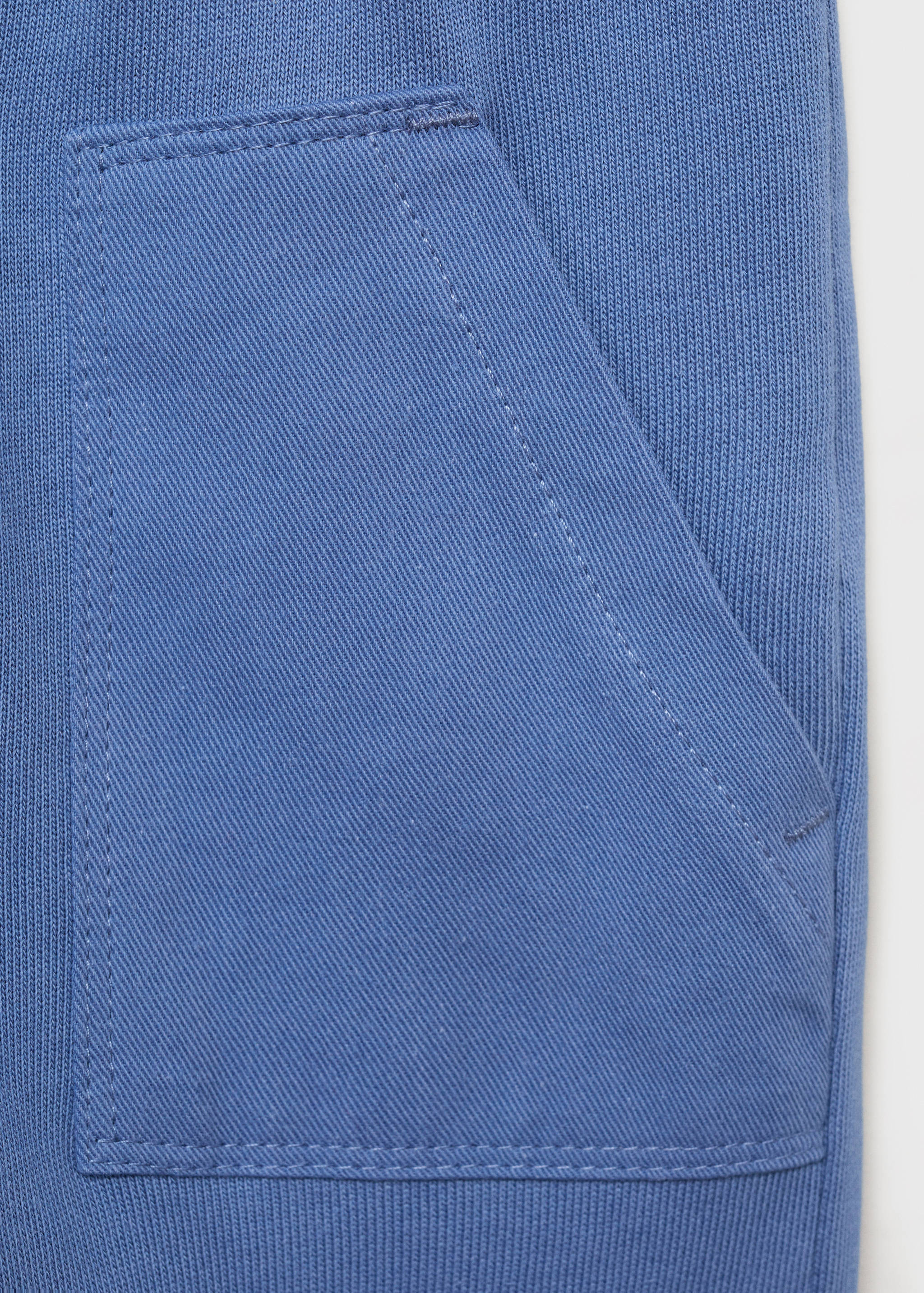 Cotton jogger-style trousers - Details of the article 0