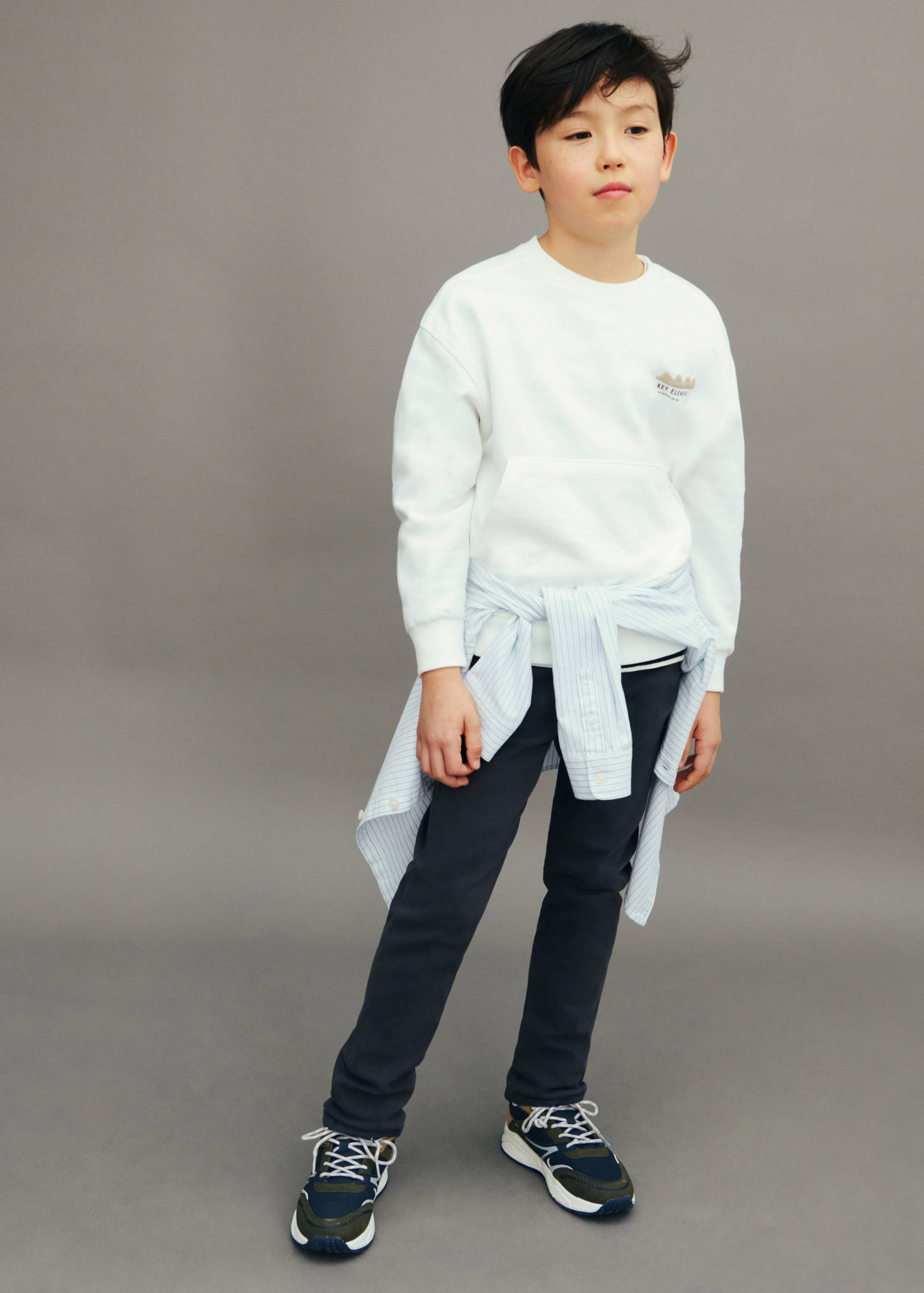 Combined sneakers with laces - Details of the article 5