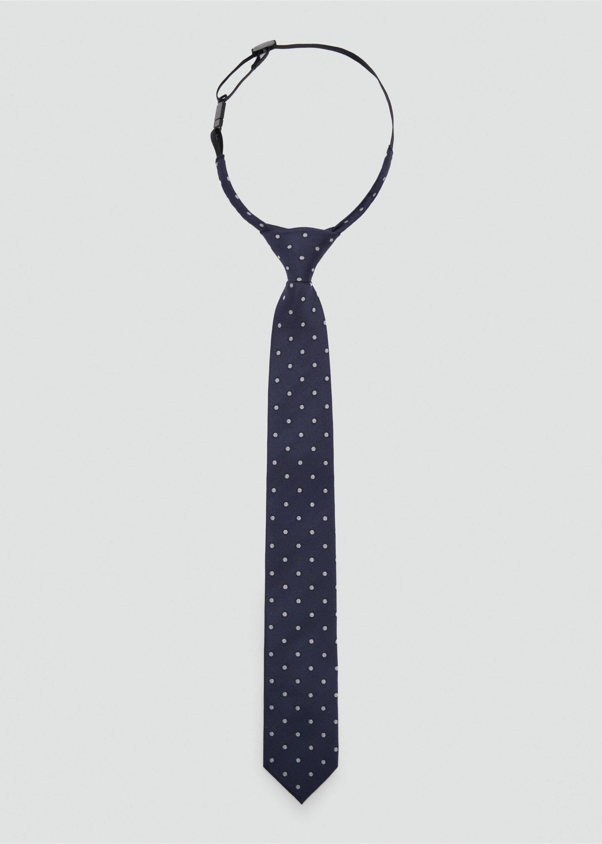 Corbata diseño lunares - Artículo sin modelo, Azul marino oscuro. Ref: 87063637-00.