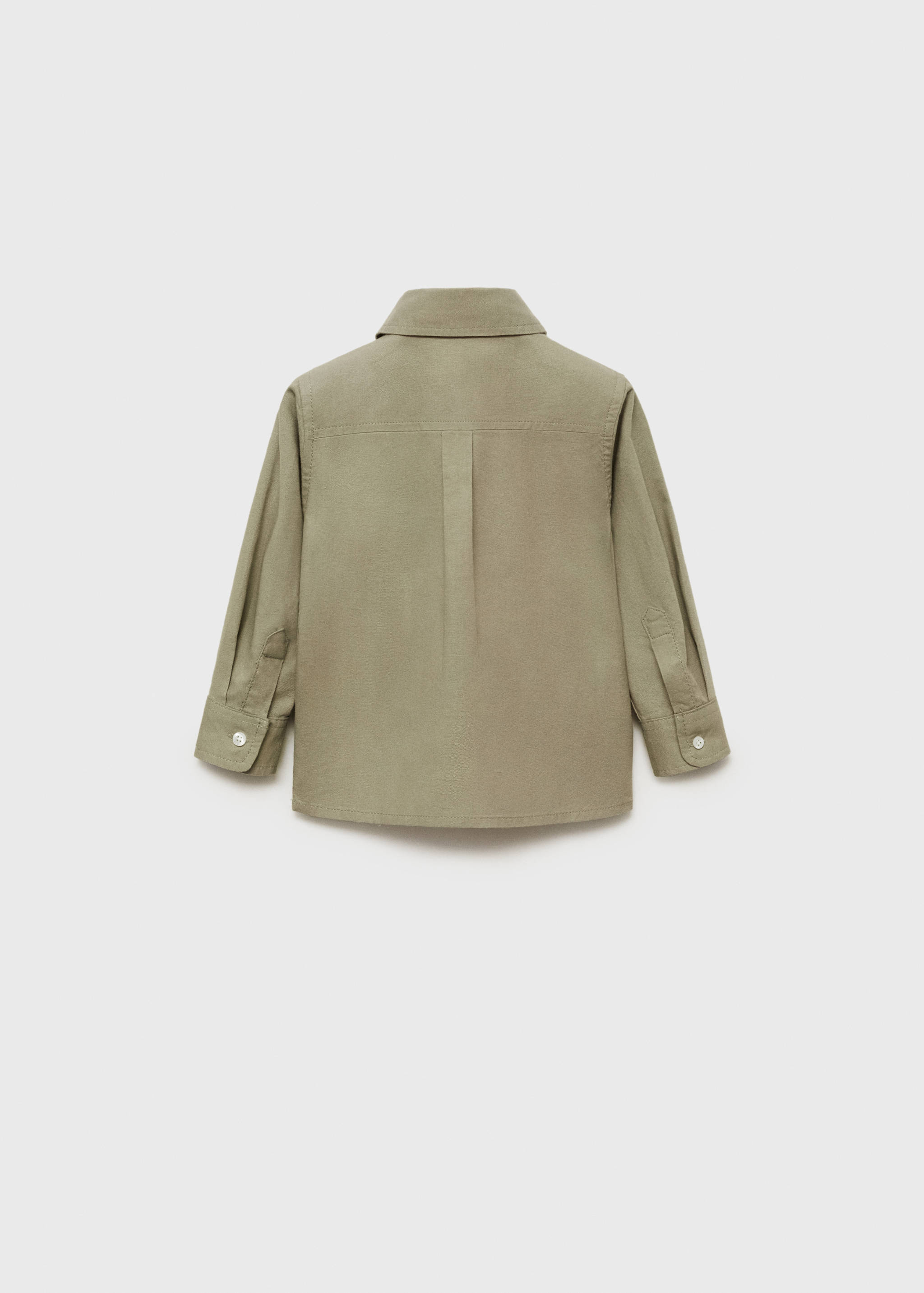 Bavlněná košile stylu polokošile - Zadní strana zboží