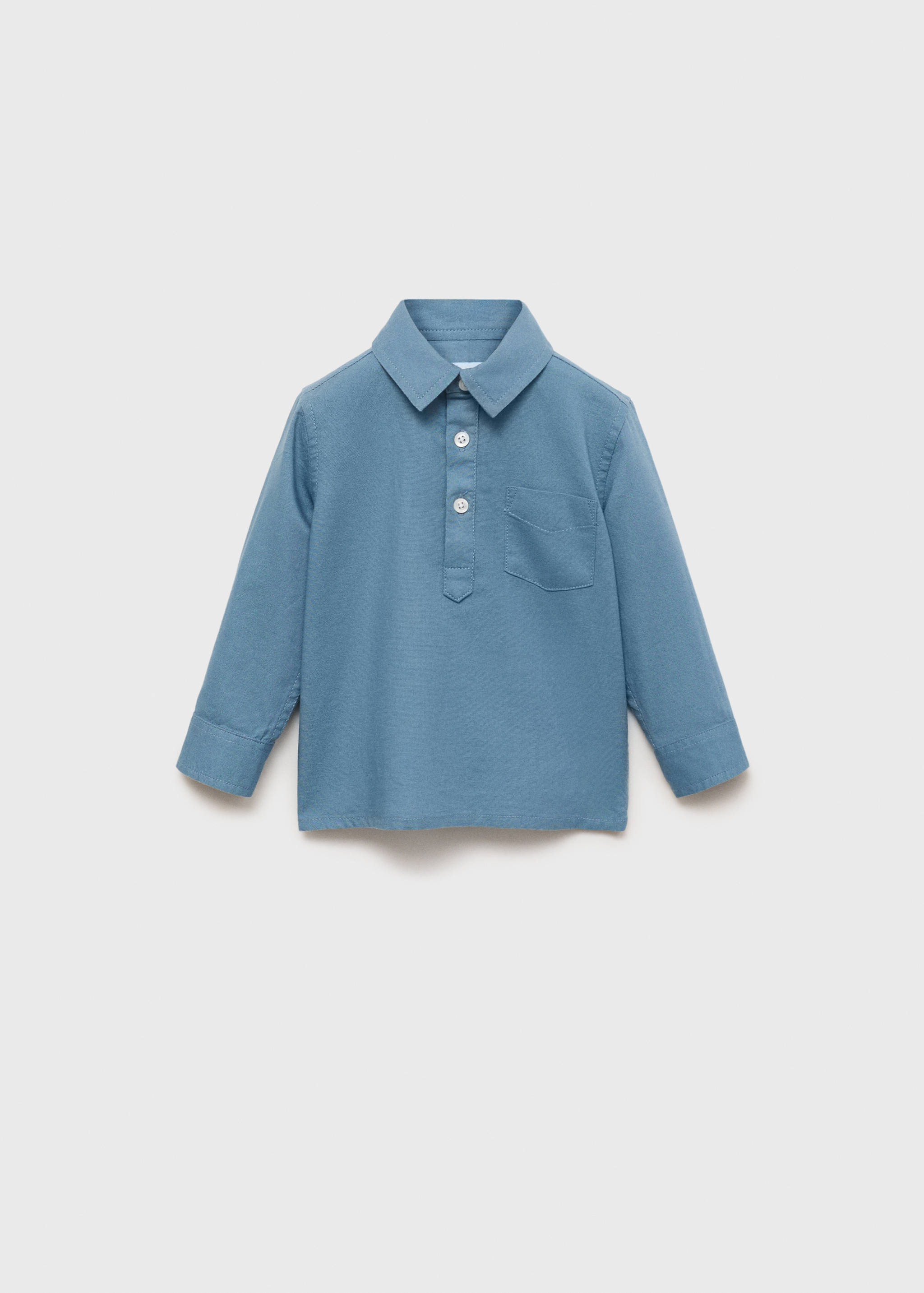 Polo style cotton shirt - Article without model
