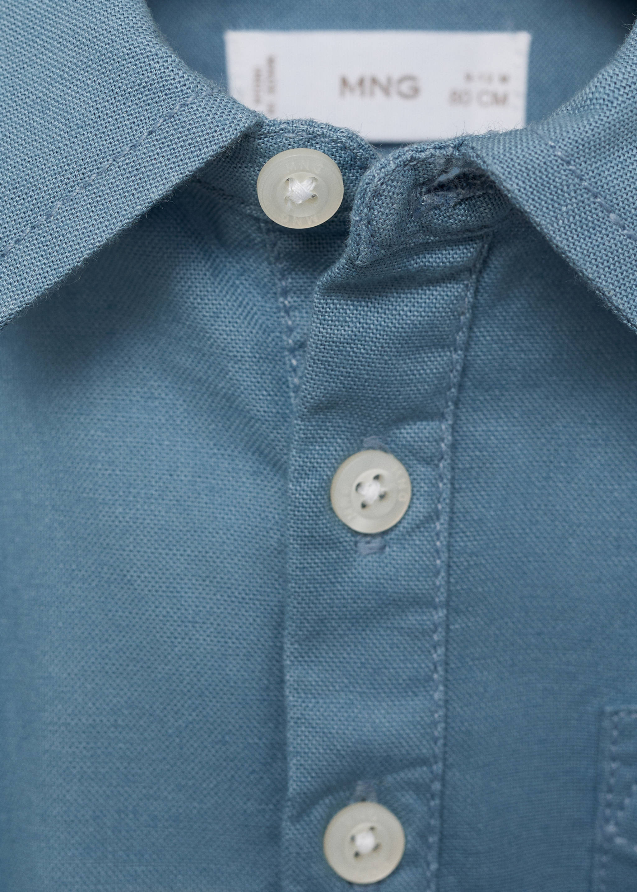 Polo style cotton shirt - Details of the article 8