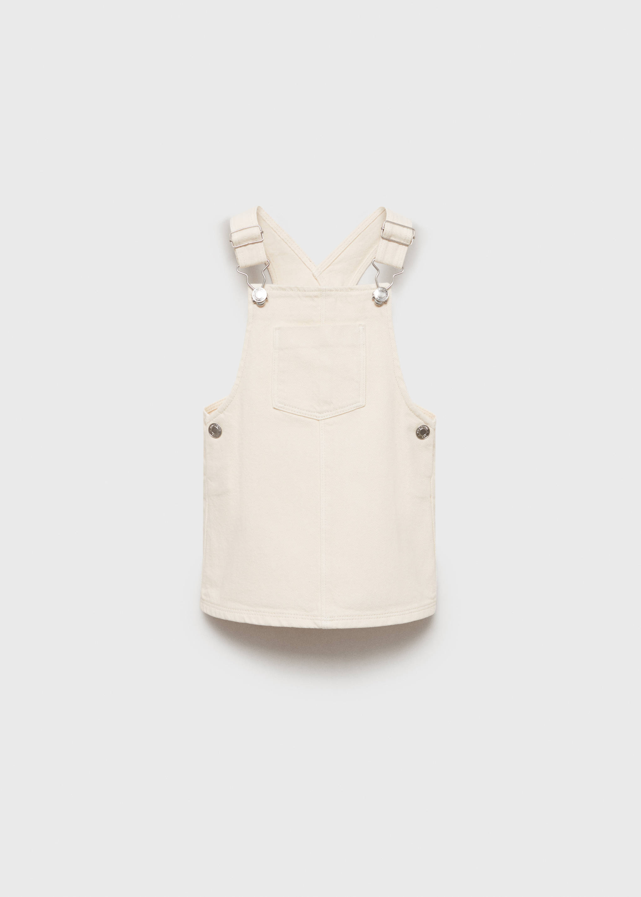 Robe chasuble courte en jean - Article sans modèle