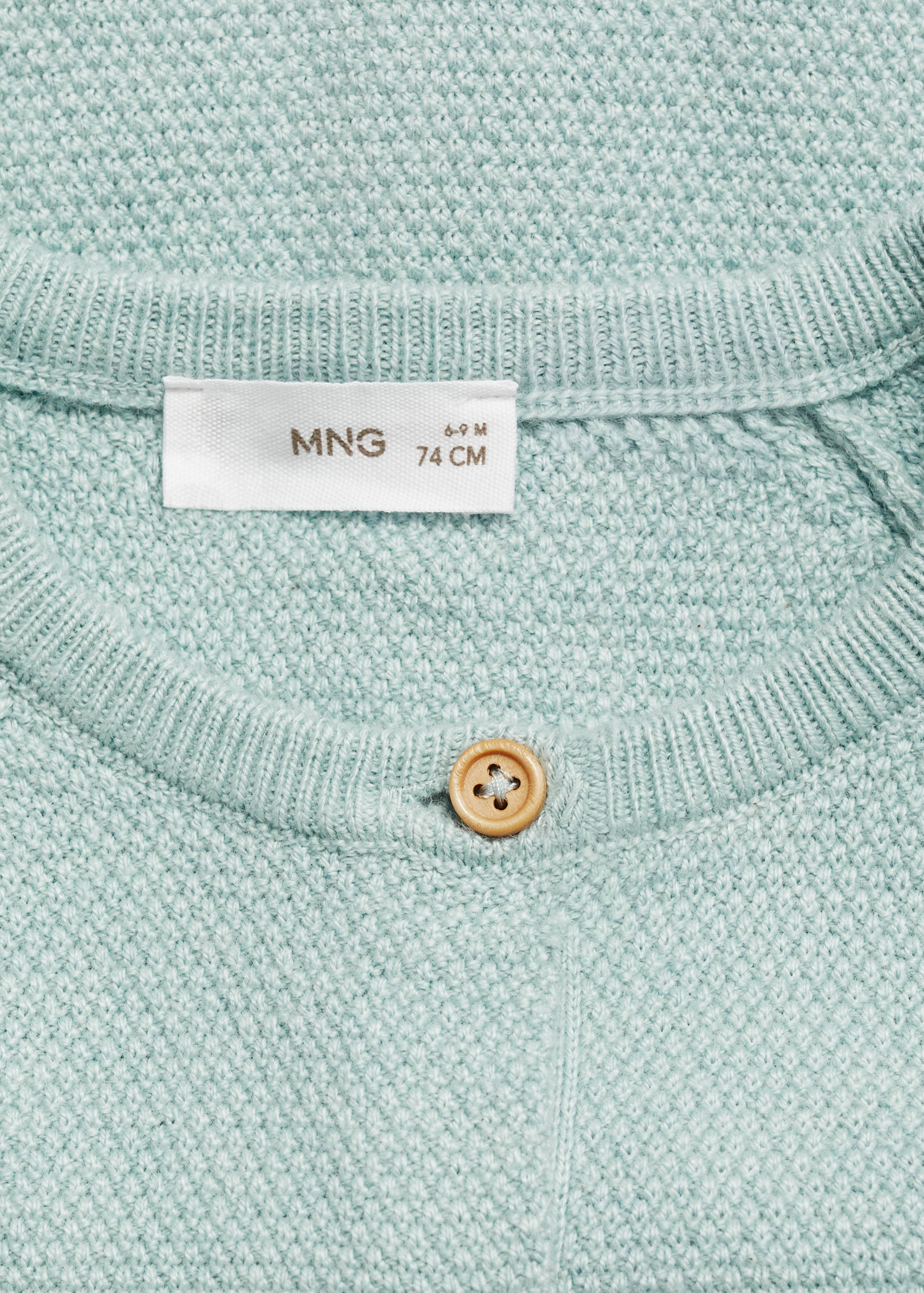 Knitted button cardigan - Details of the article 8
