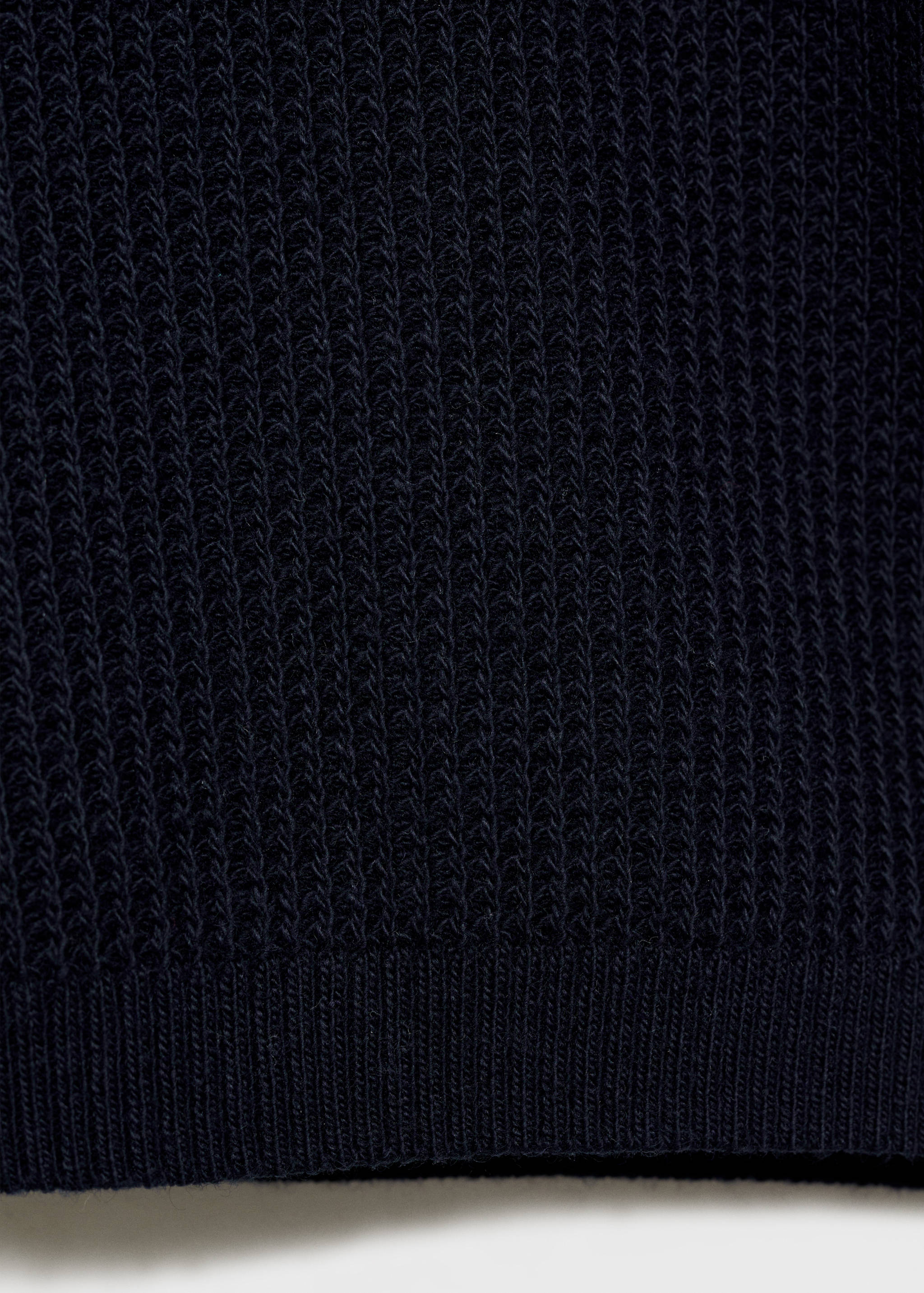 Knitted cotton sweater - Details of the article 0