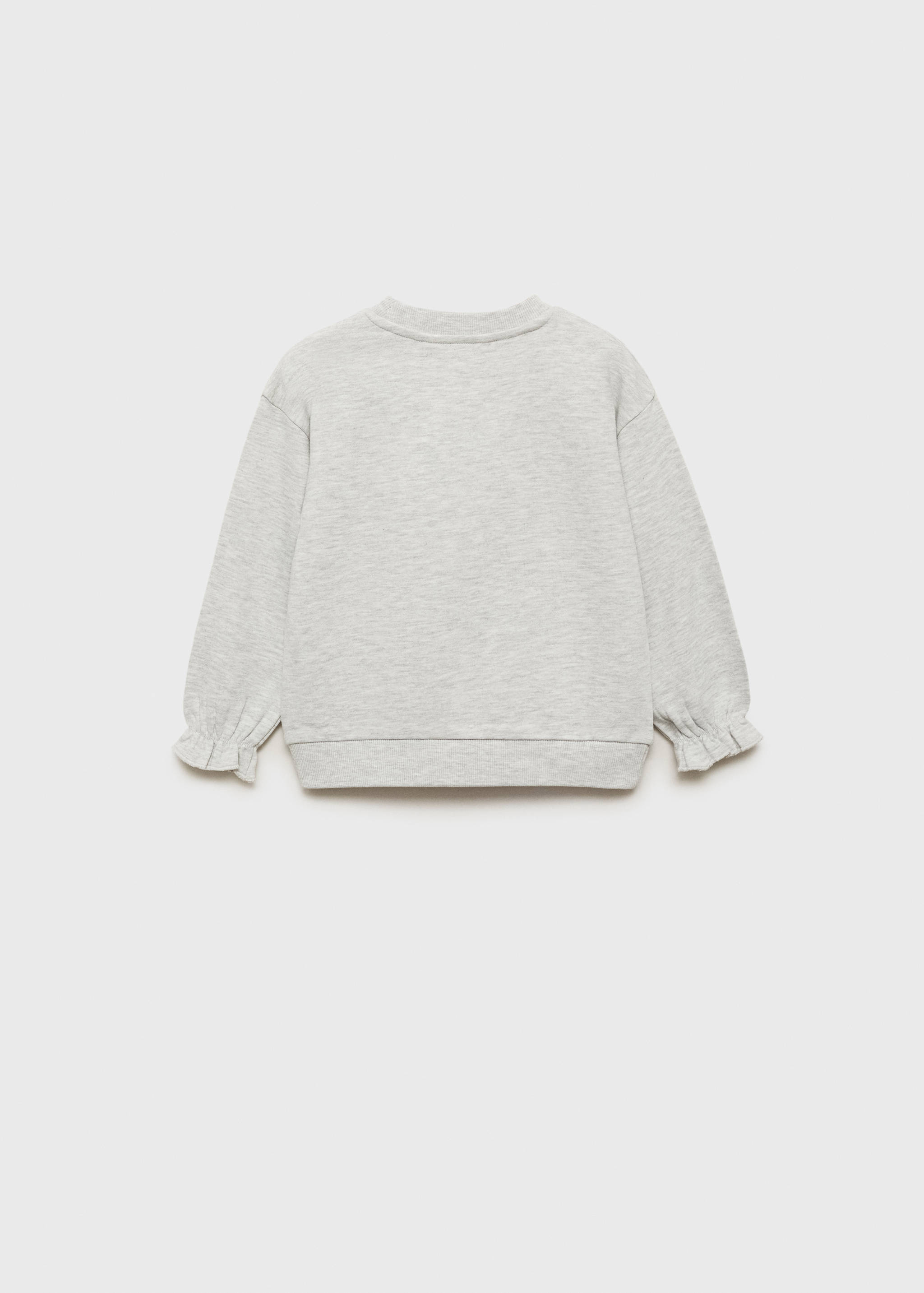 Sweatshirt relieftryck - Artikelns baksida